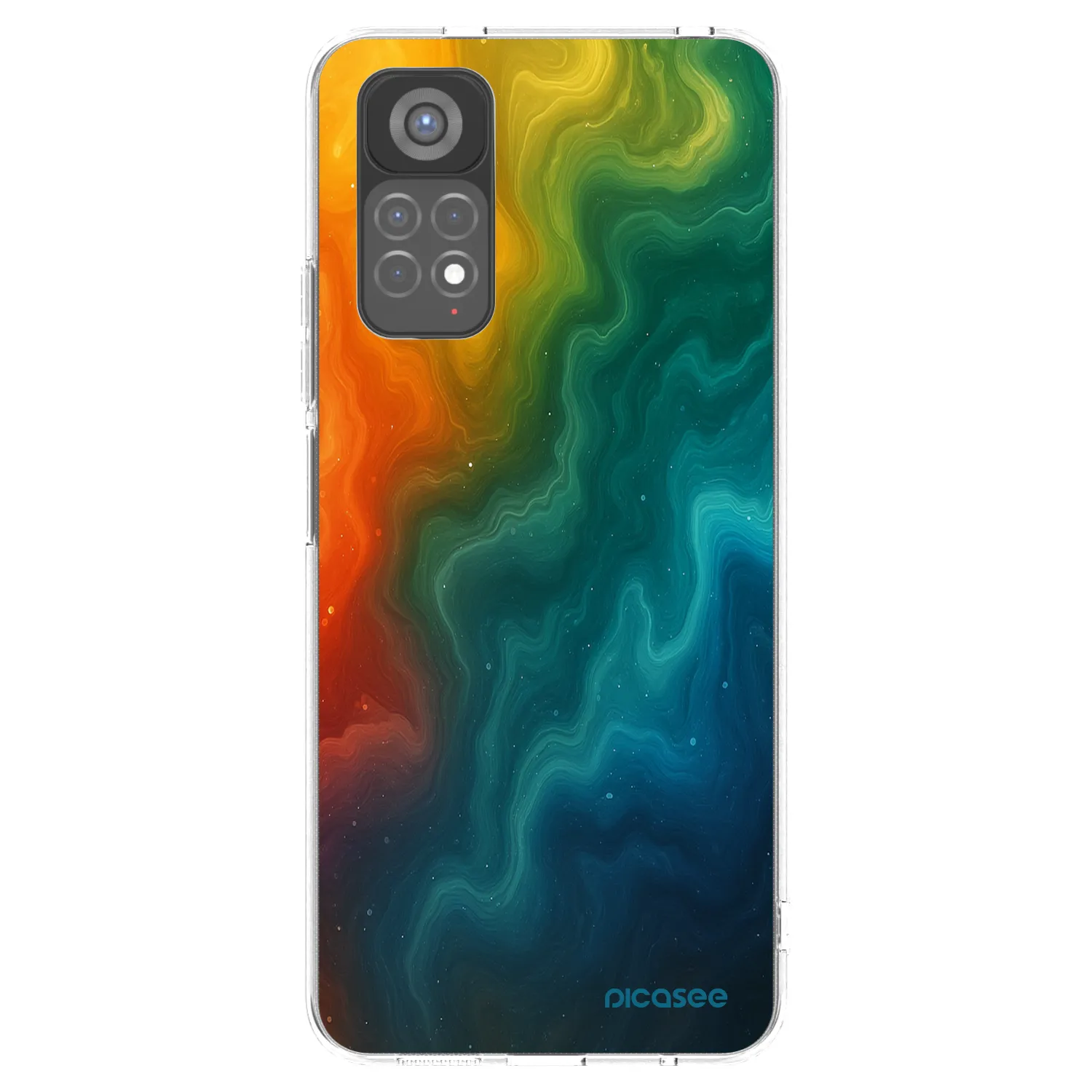 Picasee silikonski prozorni ovitek za Xiaomi Redmi Note 11S 5G - Solar