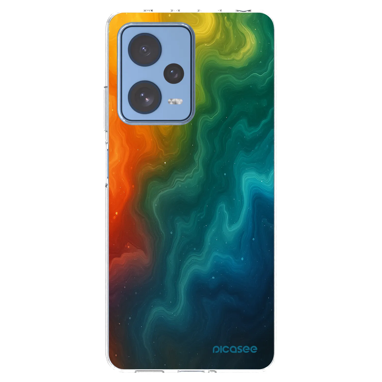 Picasee silikonski prozorni ovitek za Xiaomi Redmi Note 12 Pro 5G - Solar