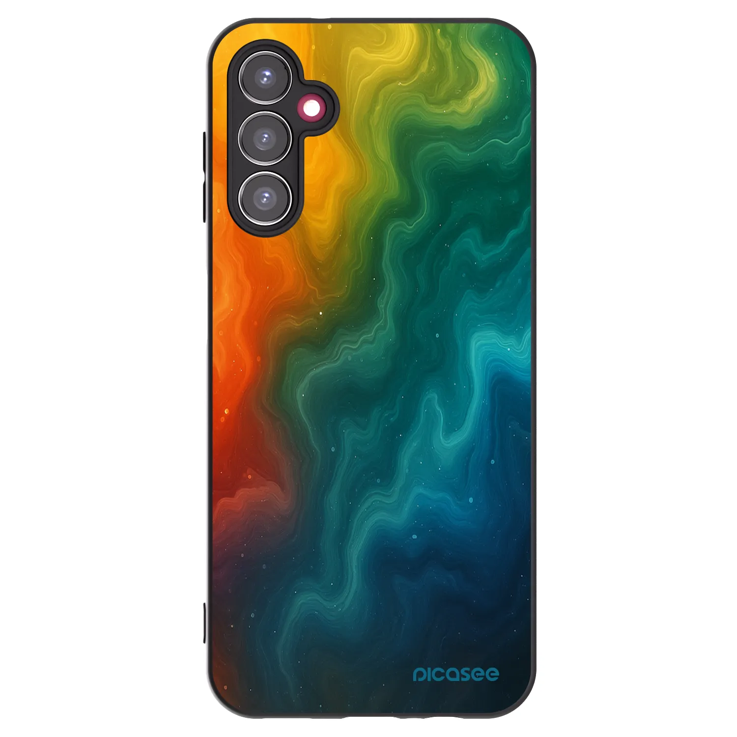 Picasee silikonski črni ovitek za Samsung Galaxy A14 4G A145R - Solar