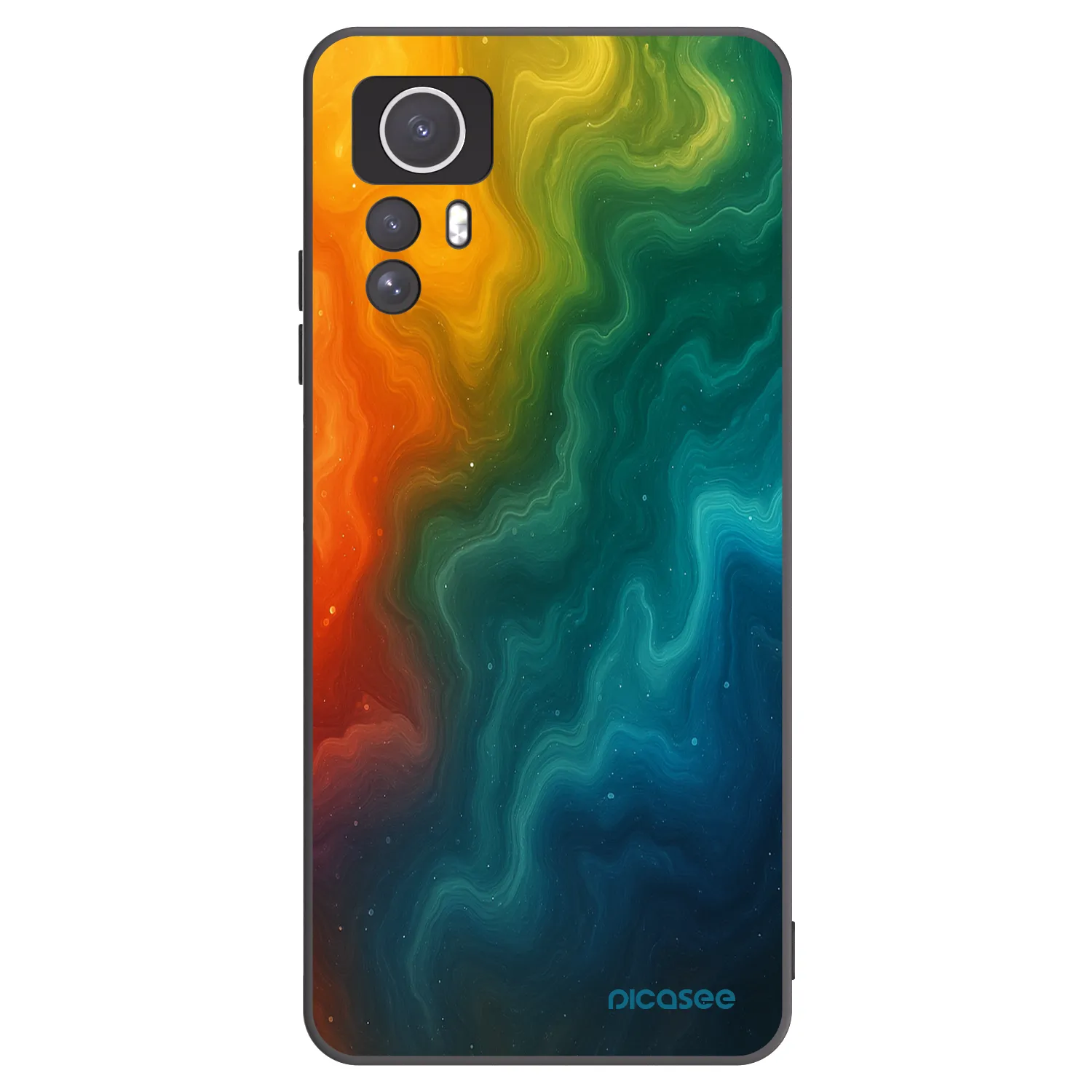 Picasee silikonski črni ovitek za Xiaomi Redmi Note 12S - Solar