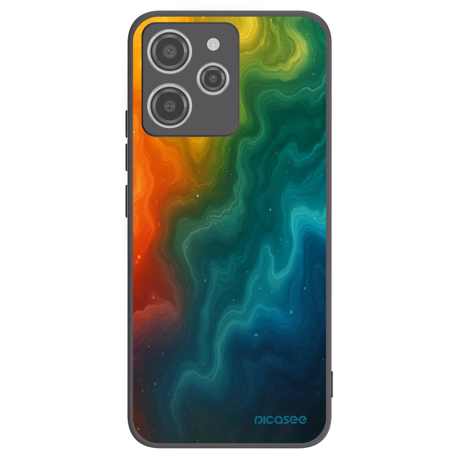 Picasee silikonski črni ovitek za Xiaomi Redmi 12 4G - Solar