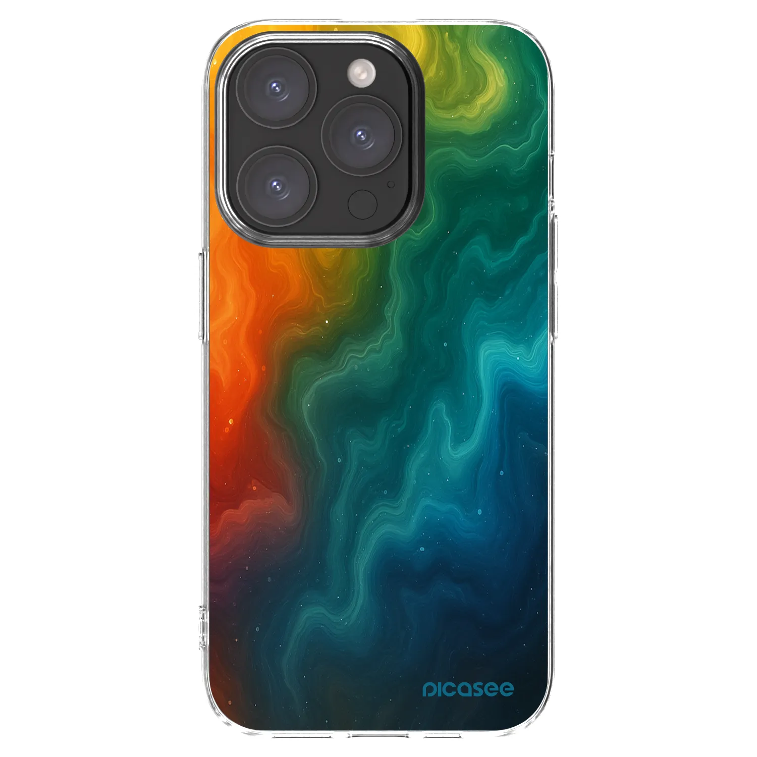 Picasee silikonski prozorni ovitek za Apple iPhone 15 Pro - Solar