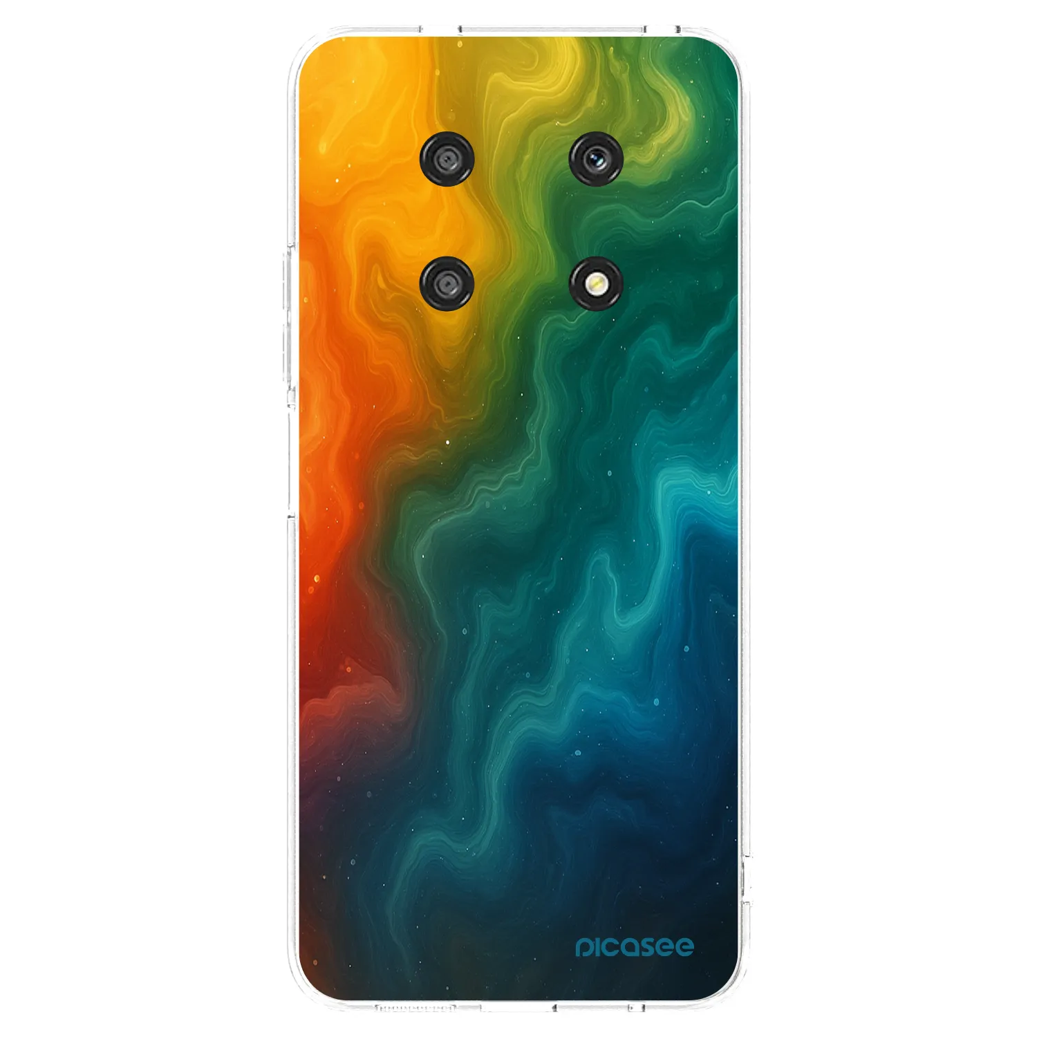 Picasee silikonski prozorni ovitek za Honor Magic4 Lite 5G - Solar