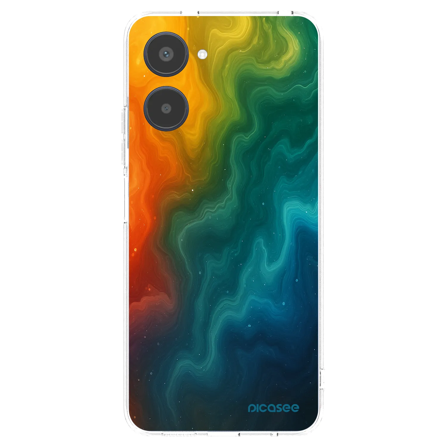 Picasee silikonski prozorni ovitek za Realme 10 4G - Solar