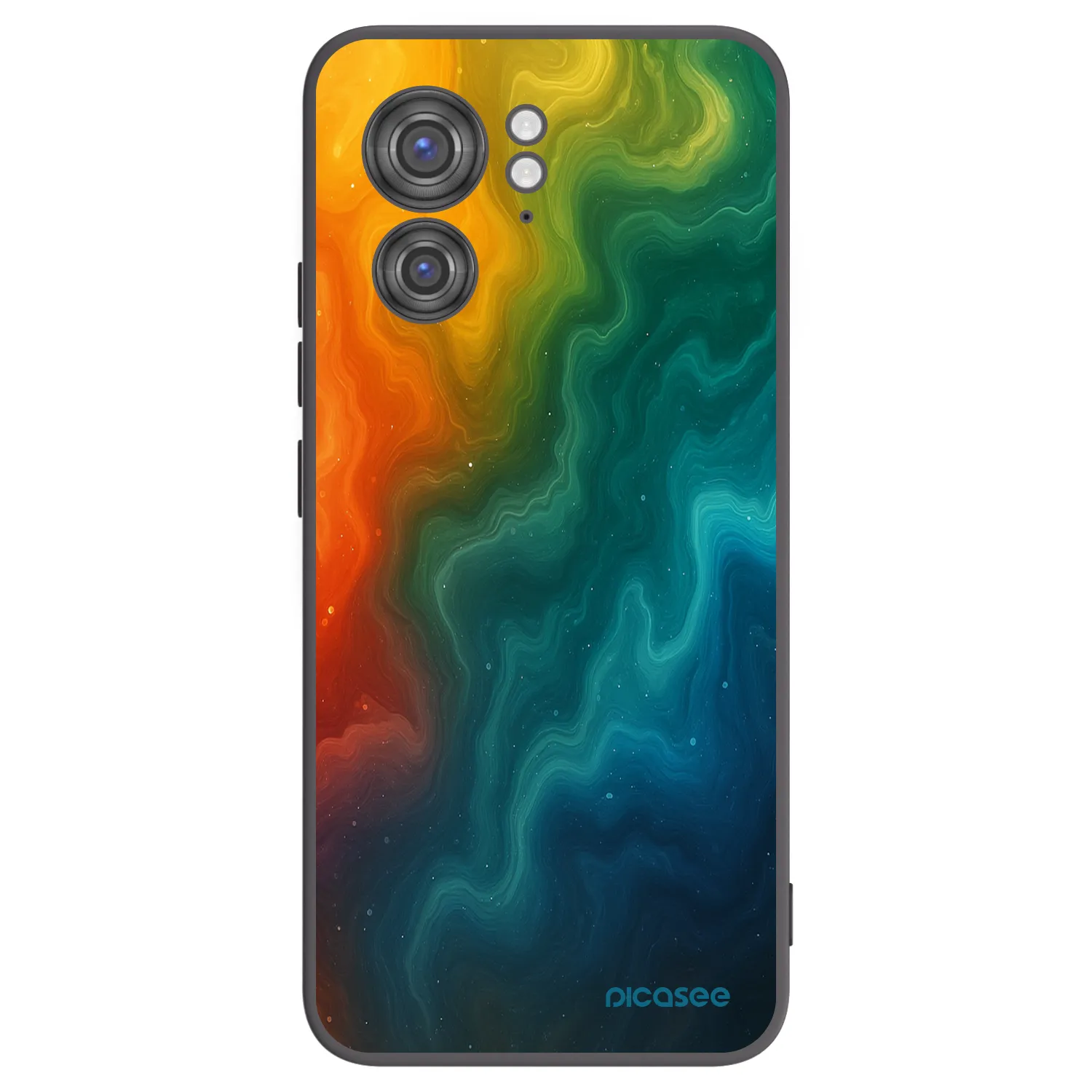 Picasee silikonski črni ovitek za Motorola Edge 40 - Solar