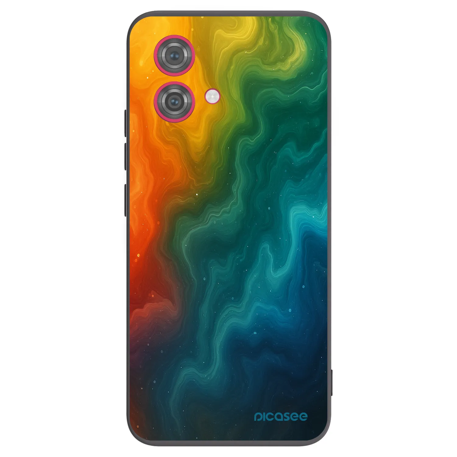 Picasee silikonski črni ovitek za Motorola Moto G84 5G - Solar