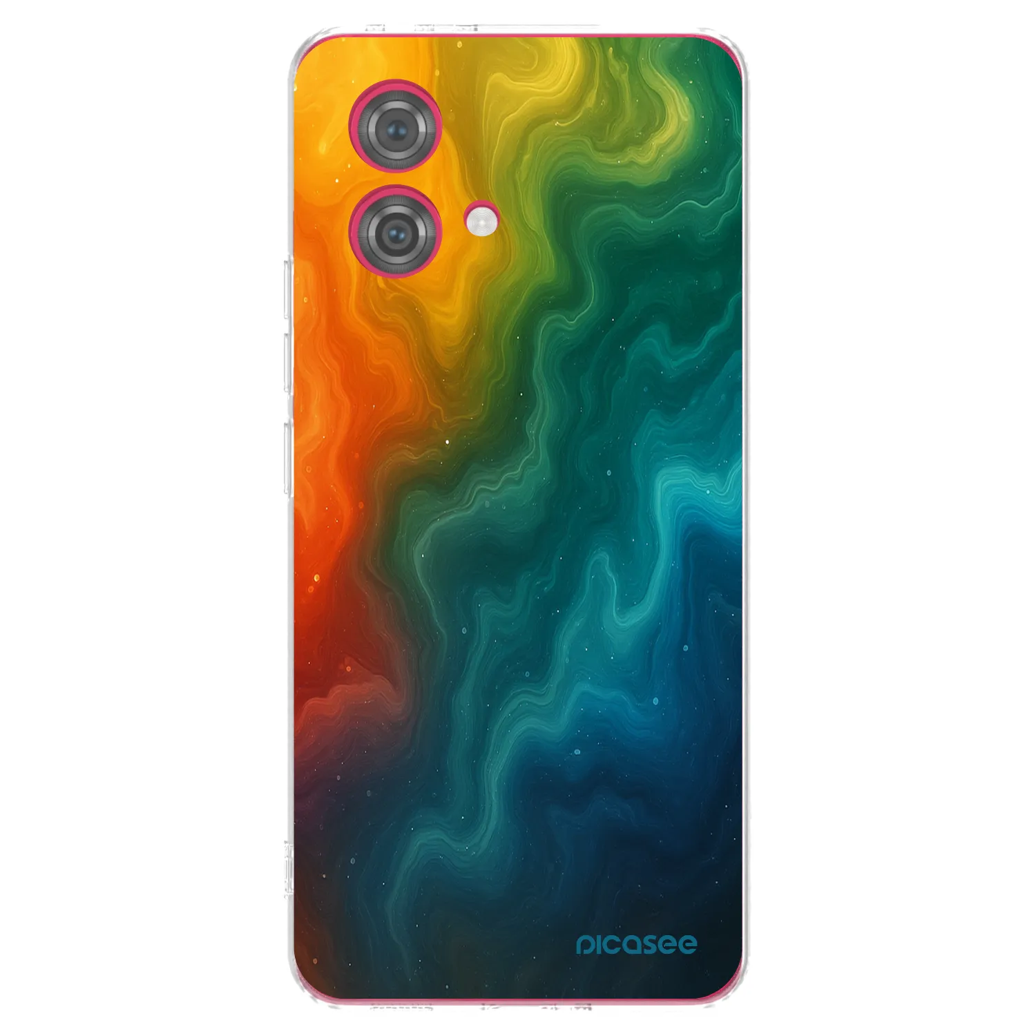Picasee silikonski prozorni ovitek za Motorola Moto G84 5G - Solar