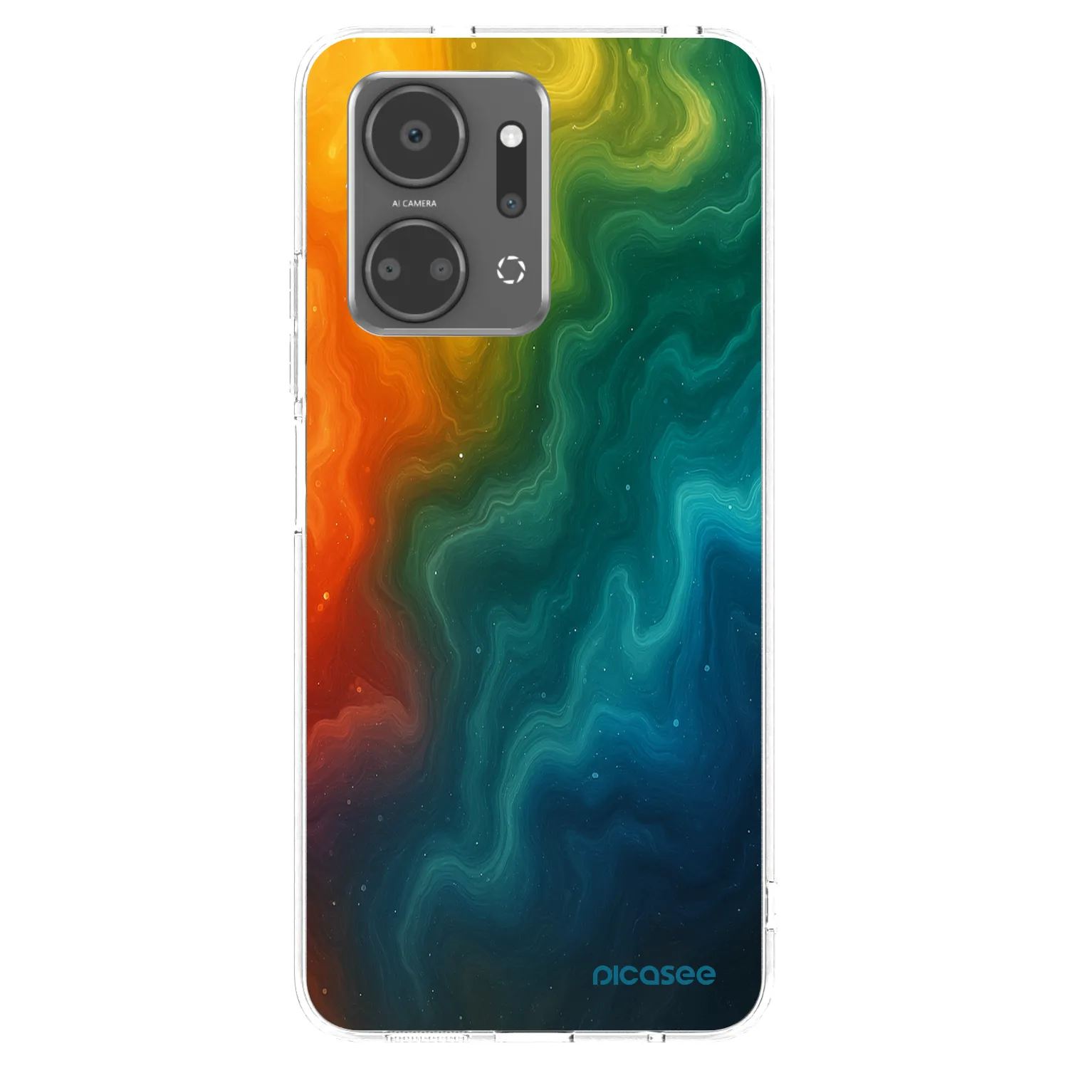 Picasee silikonski prozorni ovitek za Honor X7a - Solar