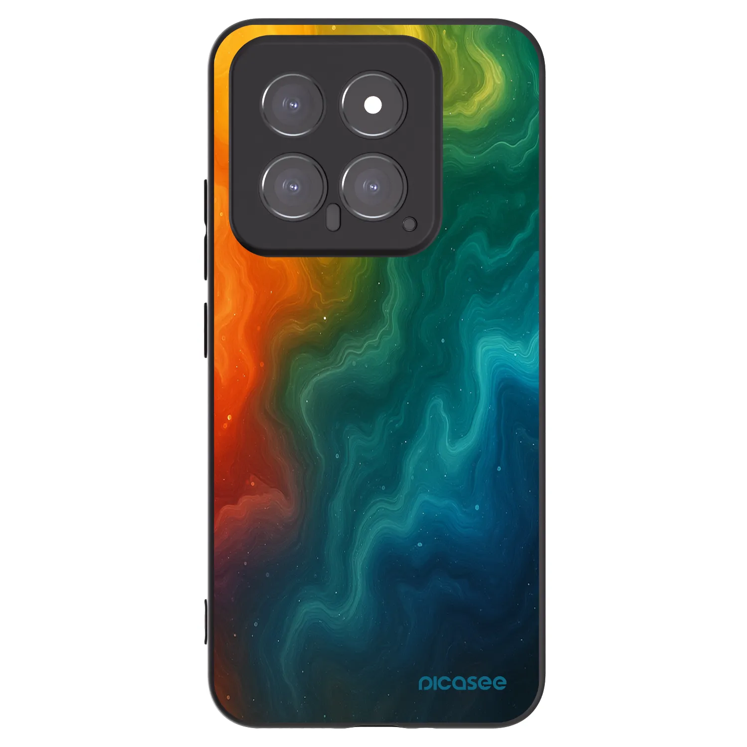 Picasee silikonski črni ovitek za Xiaomi 14 - Solar