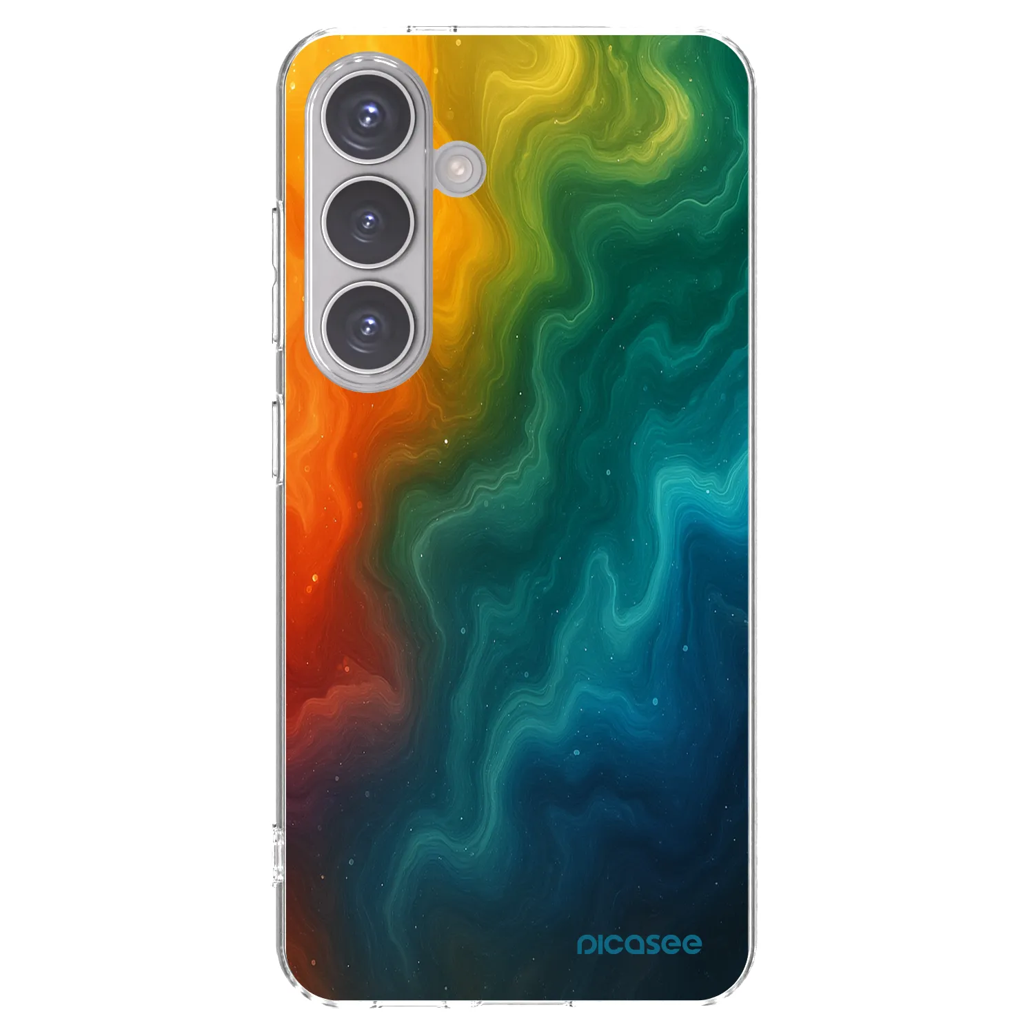 Picasee silikonski prozorni ovitek za Samsung Galaxy S24 S921B 5G - Solar