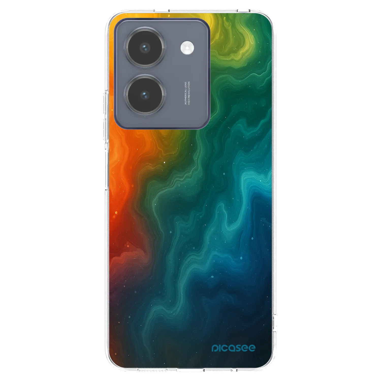 Picasee silikonski prozorni ovitek za Vivo Y36 4G - Solar