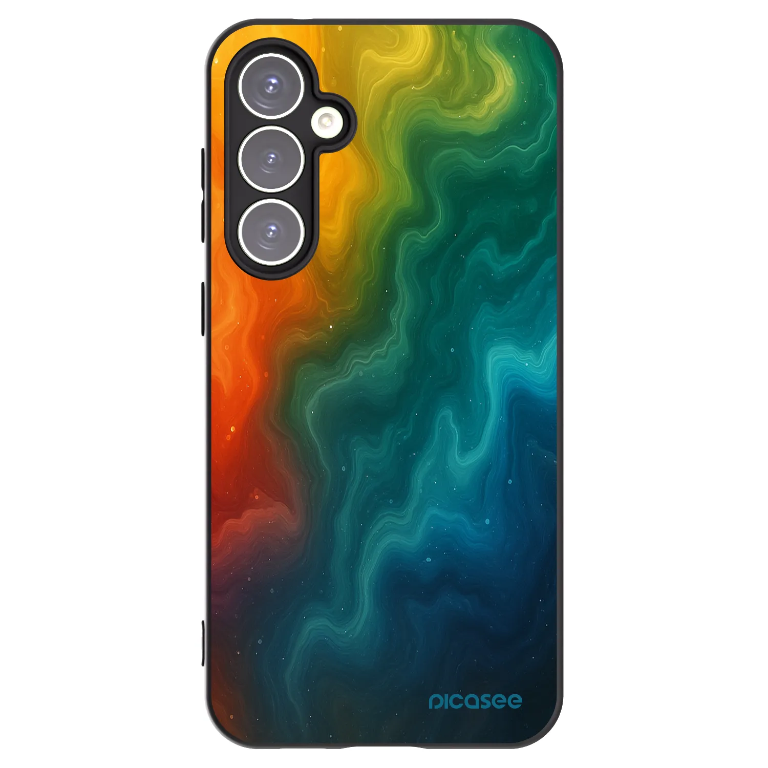 Picasee silikonski črni ovitek za Samsung Galaxy S23 FE S711B - Solar