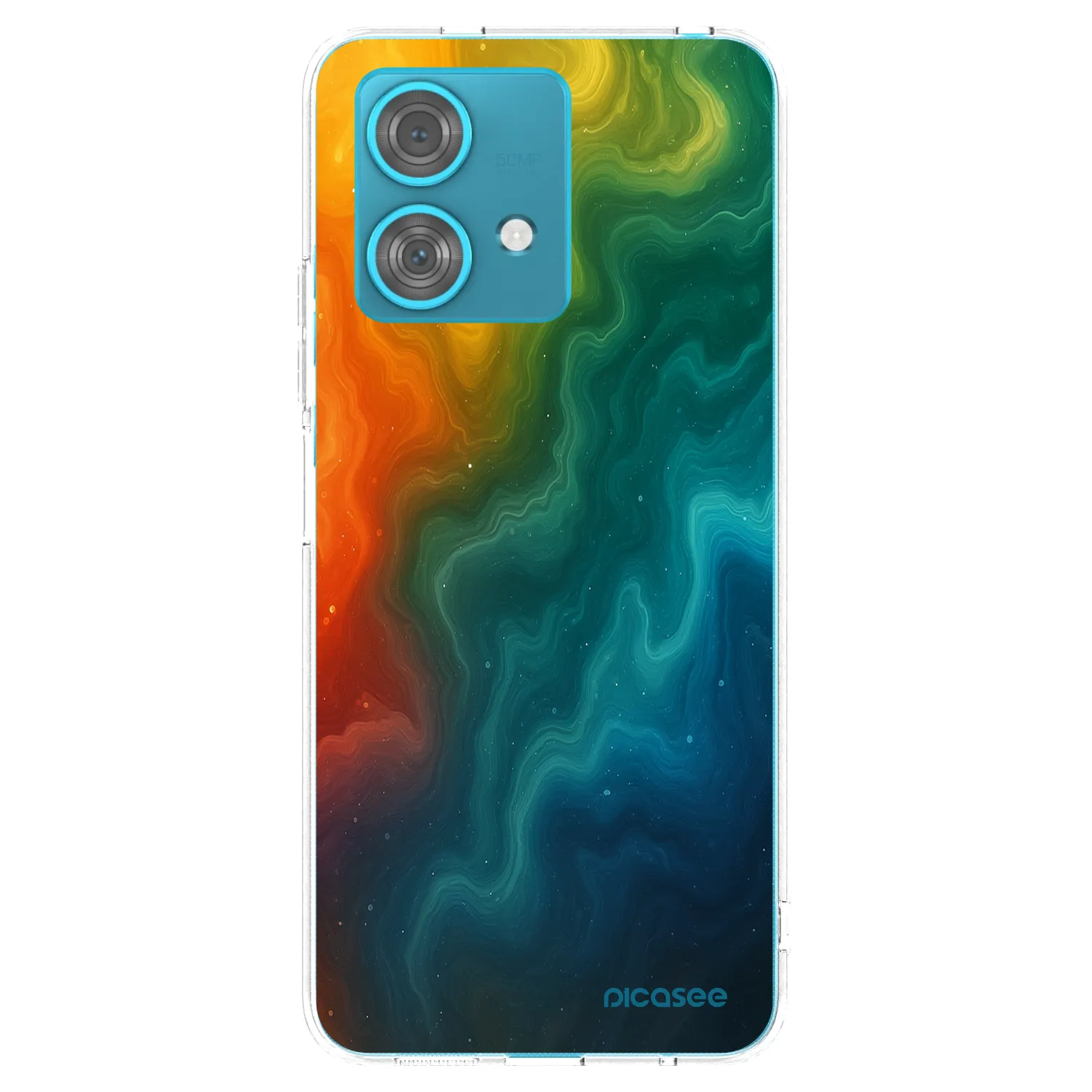 Picasee silikonski prozorni ovitek za Motorola Edge 40 Neo - Solar