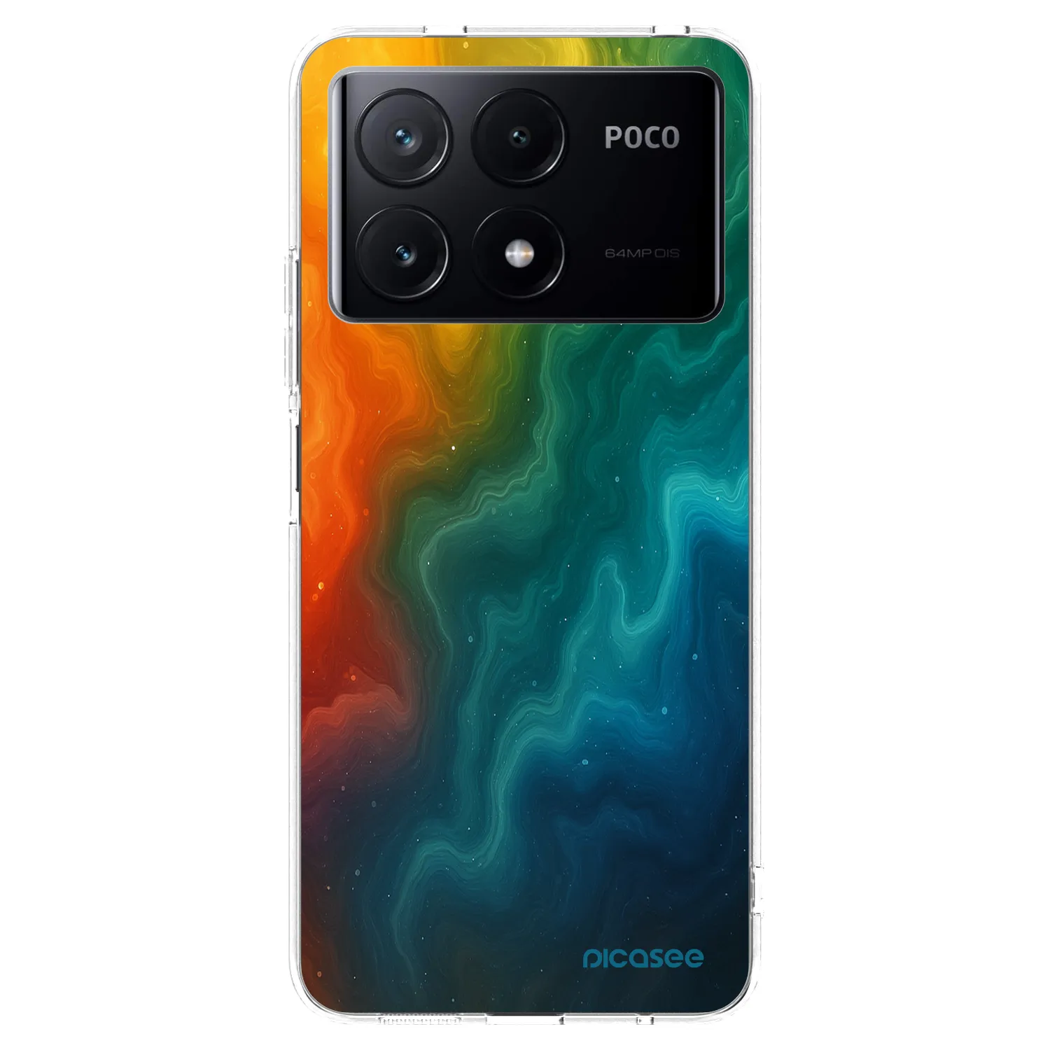 Picasee silikonski prozorni ovitek za Xiaomi Poco X6 Pro - Solar