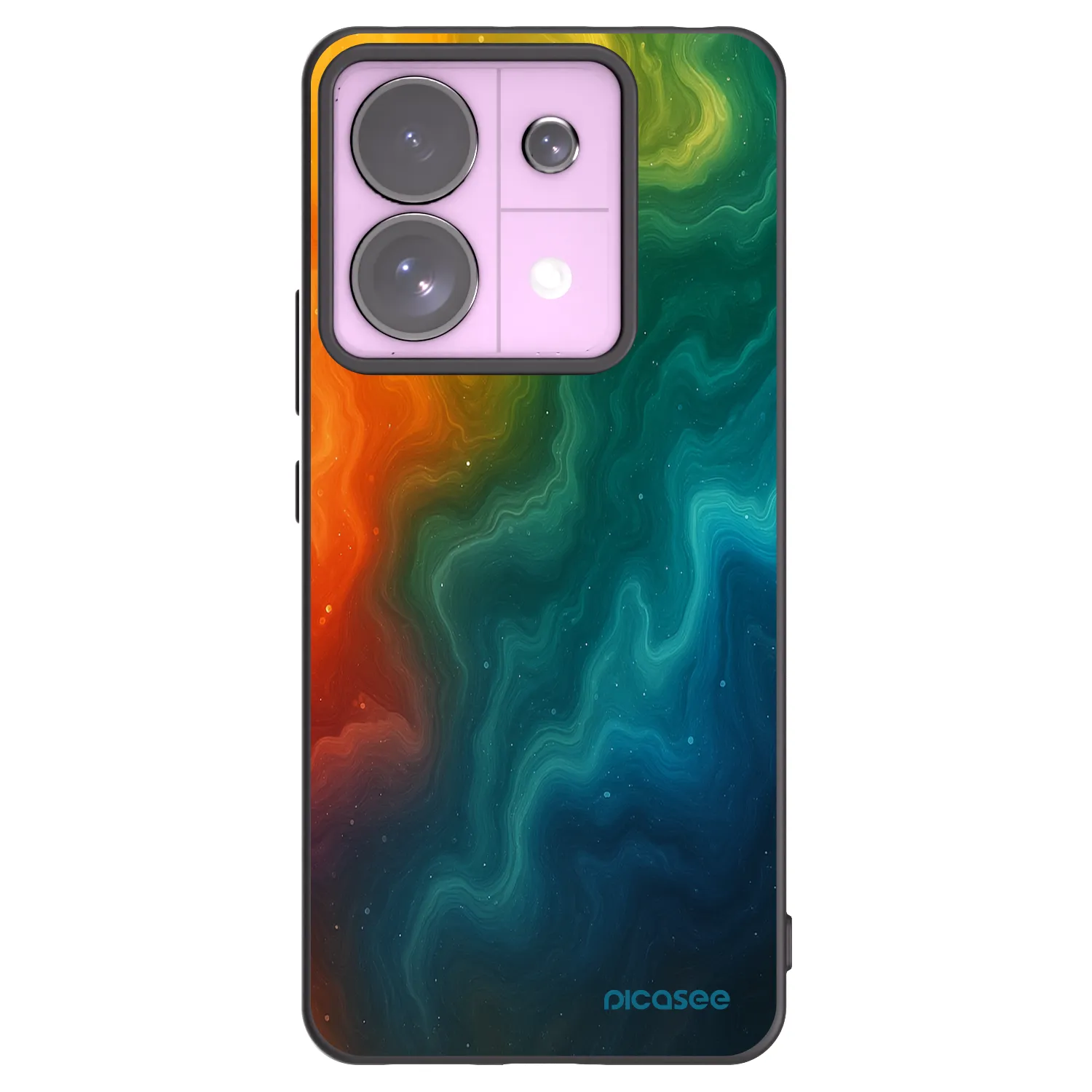 Picasee silikonski črni ovitek za Xiaomi Redmi Note 13 Pro 5G - Solar
