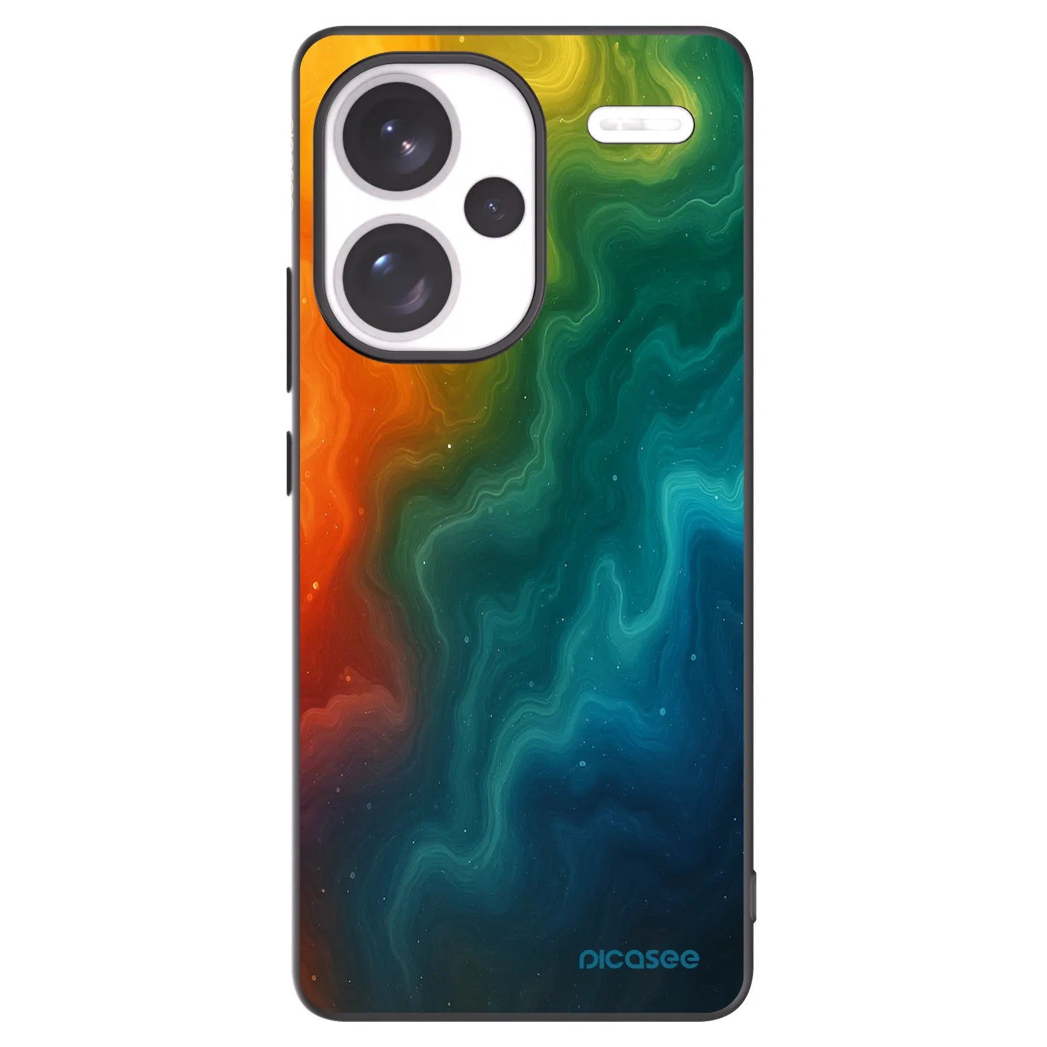 Picasee silikonski črni ovitek za Xiaomi Redmi Note 13 Pro+ 5G - Solar