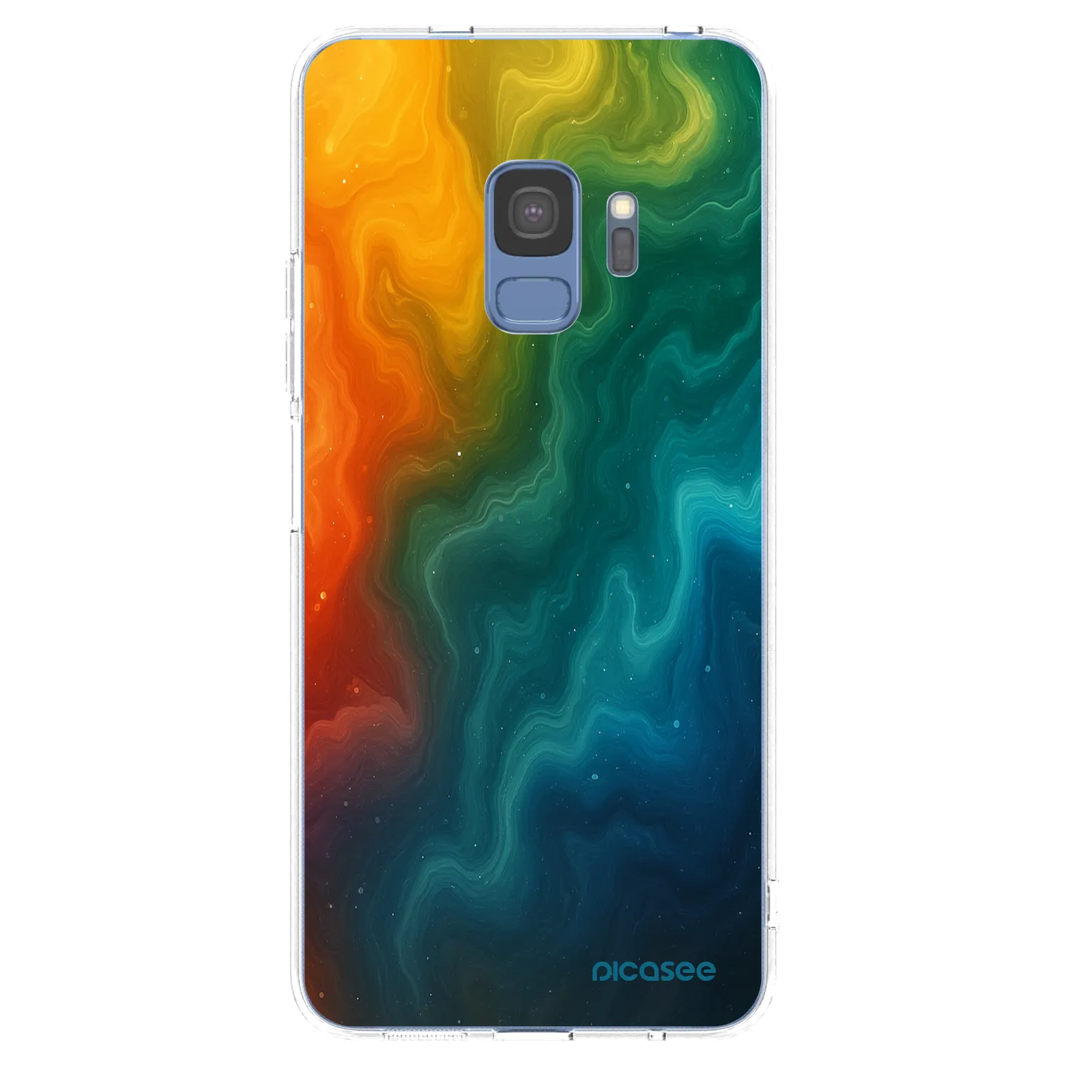 Picasee silikonski prozorni ovitek za Samsung Galaxy S9 G960F - Solar