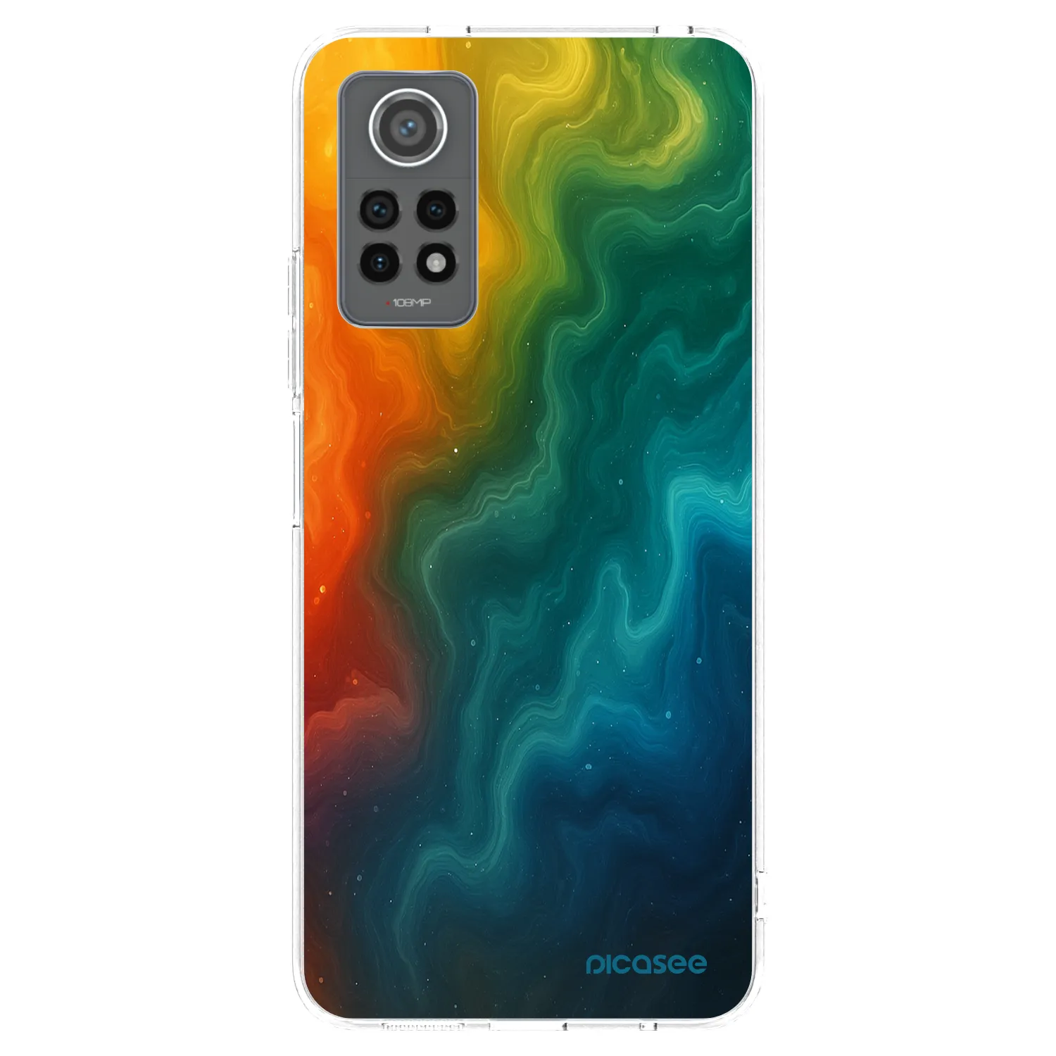 Picasee silikonski prozorni ovitek za Xiaomi Redmi Note 12 Pro 4G - Solar