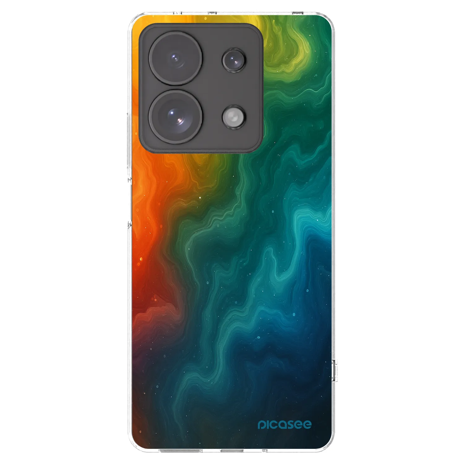 Picasee silikonski prozorni ovitek za Xiaomi Redmi Note 13 Pro 4G - Solar