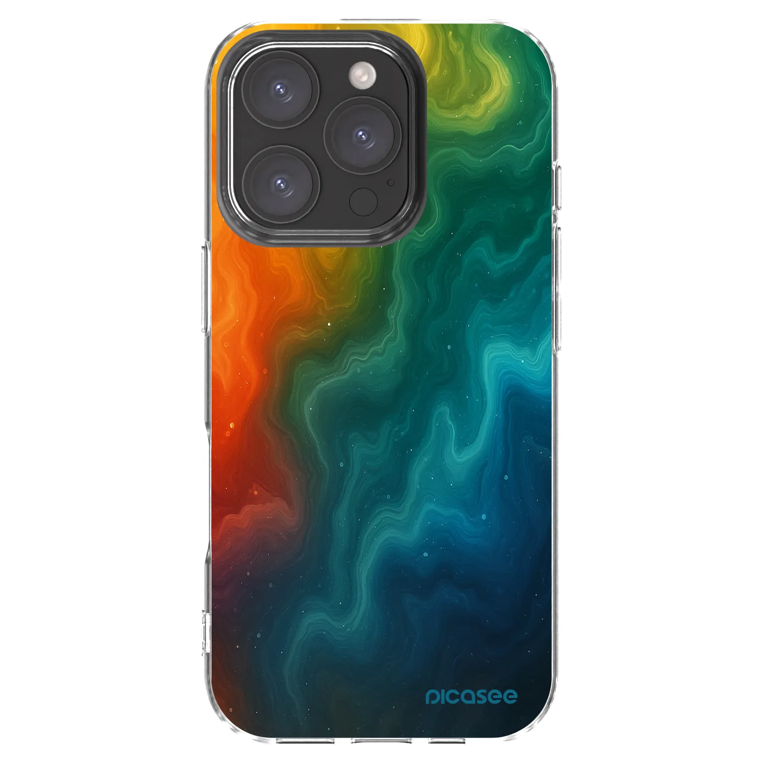 Picasee silikonski prozorni ovitek za Apple iPhone 16 Pro - Solar