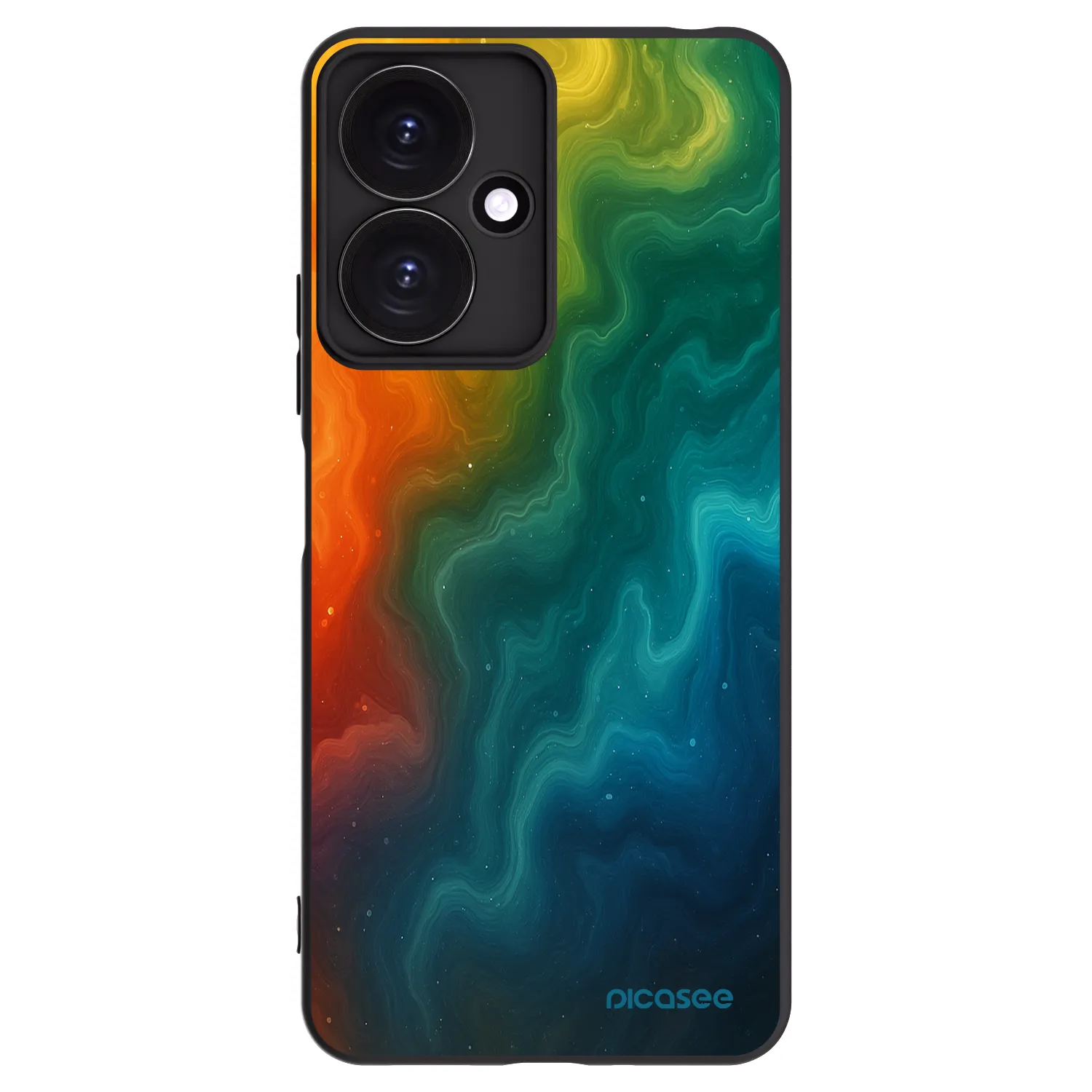 Picasee silikonski črni ovitek za Xiaomi Redmi 13C 5G - Solar