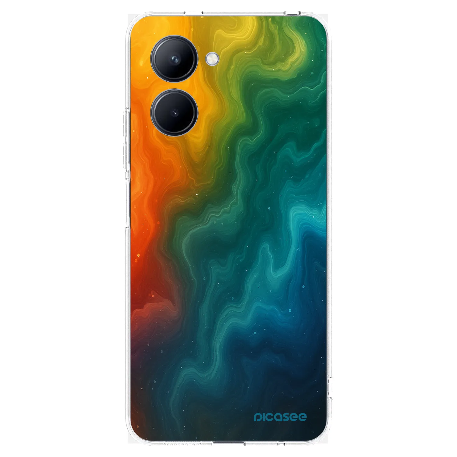 Picasee silikonski prozorni ovitek za Realme C33 (2023) - Solar