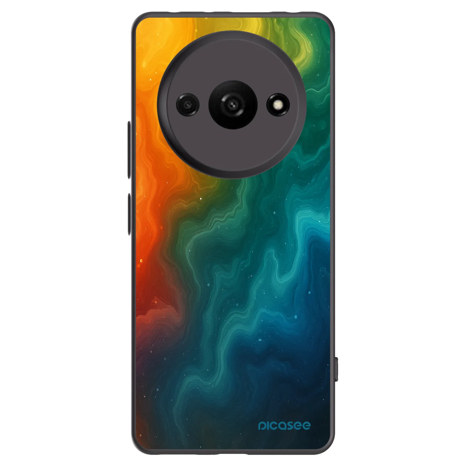 Picasee silikonski črni ovitek za Xiaomi Redmi A3 - Solar