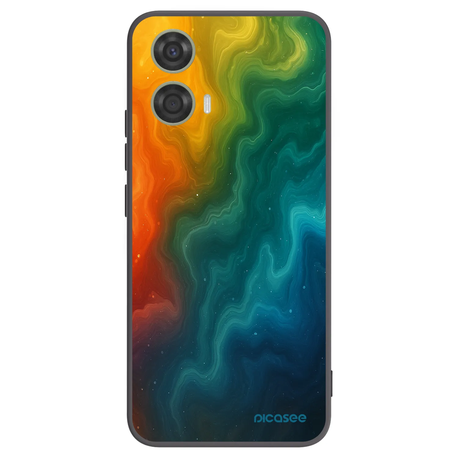 Picasee silikonski črni ovitek za Motorola Moto G24 - Solar