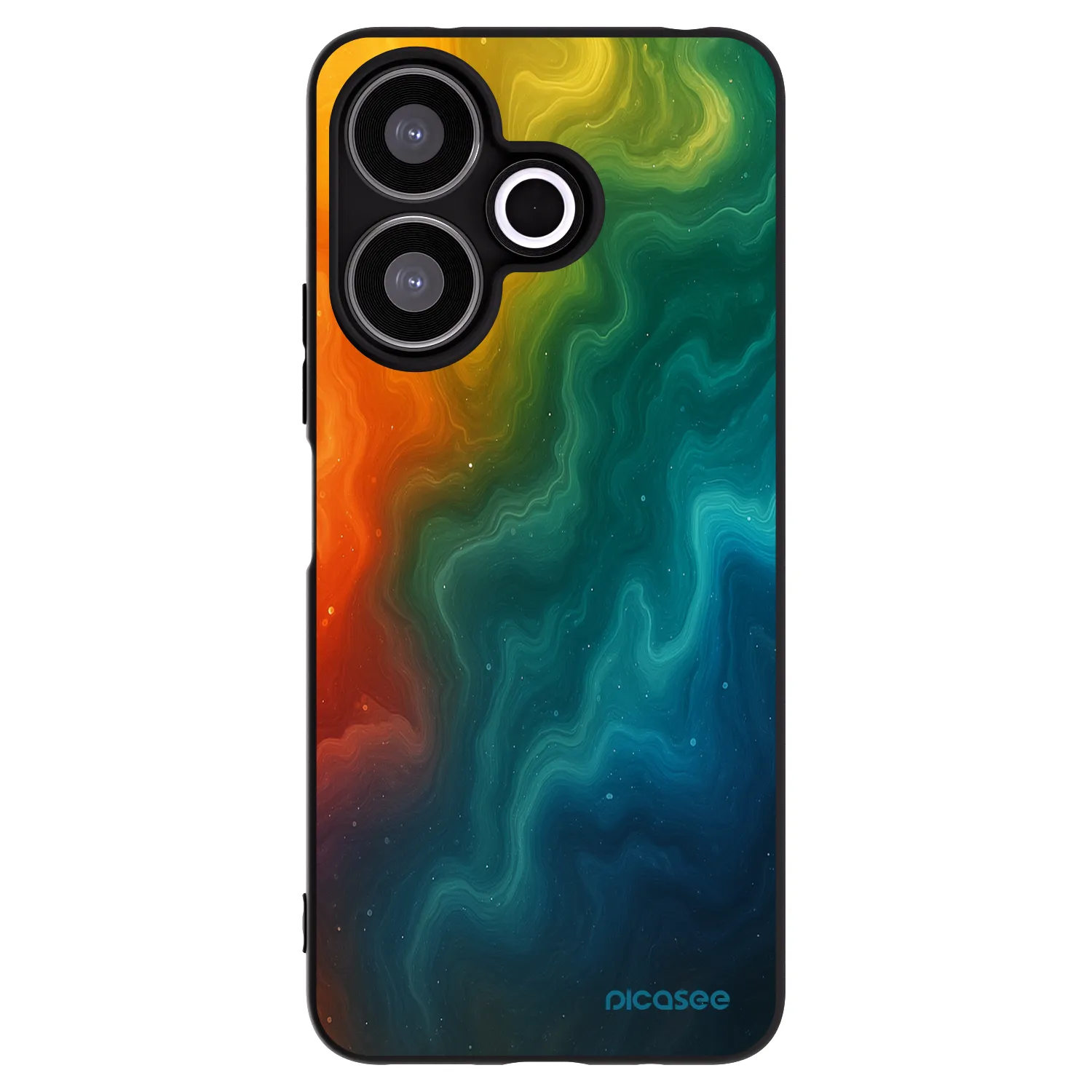 Picasee silikonski črni ovitek za Xiaomi Redmi 13 4G - Solar