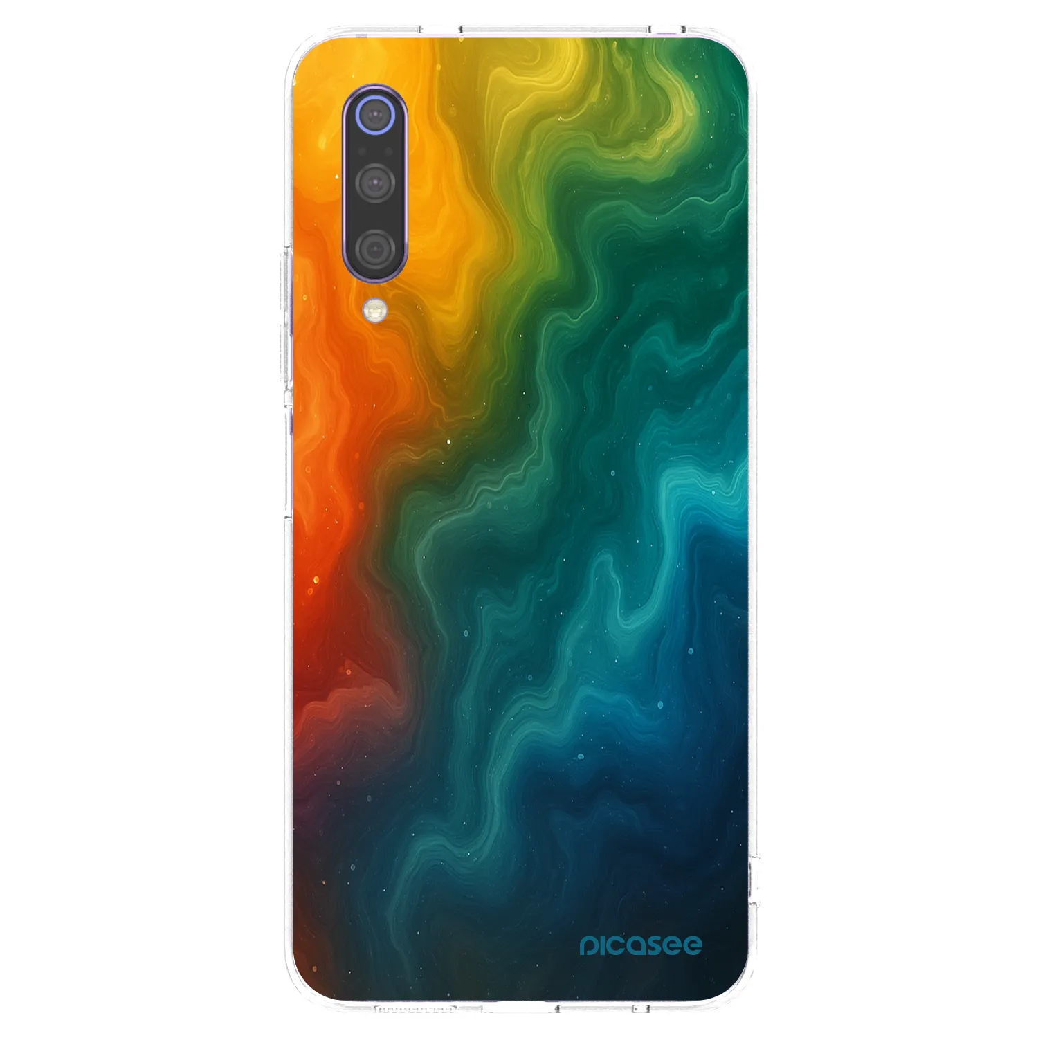Picasee silikonski prozorni ovitek za Xiaomi Mi 9 - Solar