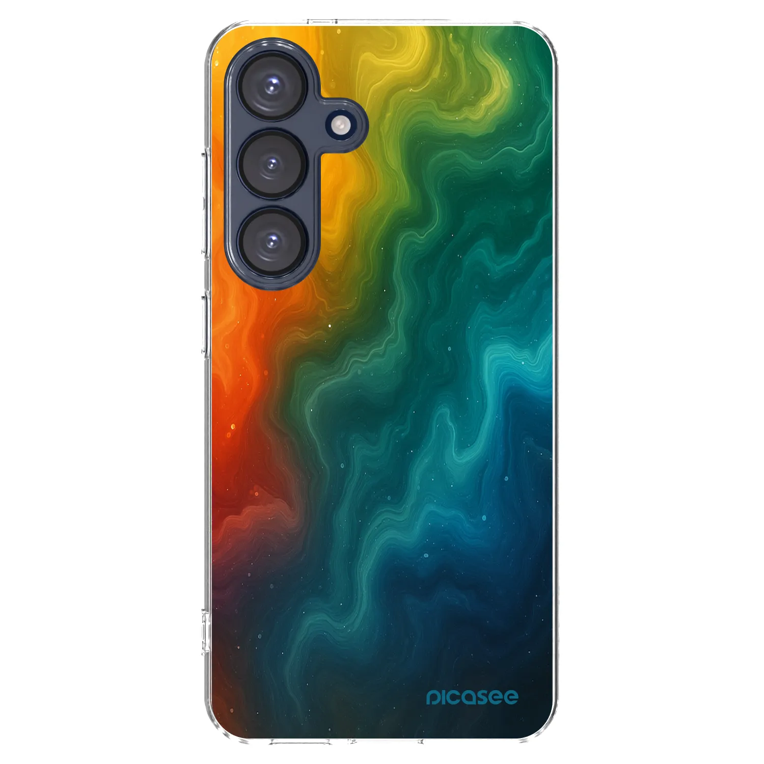 Picasee silikonski prozorni ovitek za Samsung Galaxy S25 5G - Solar