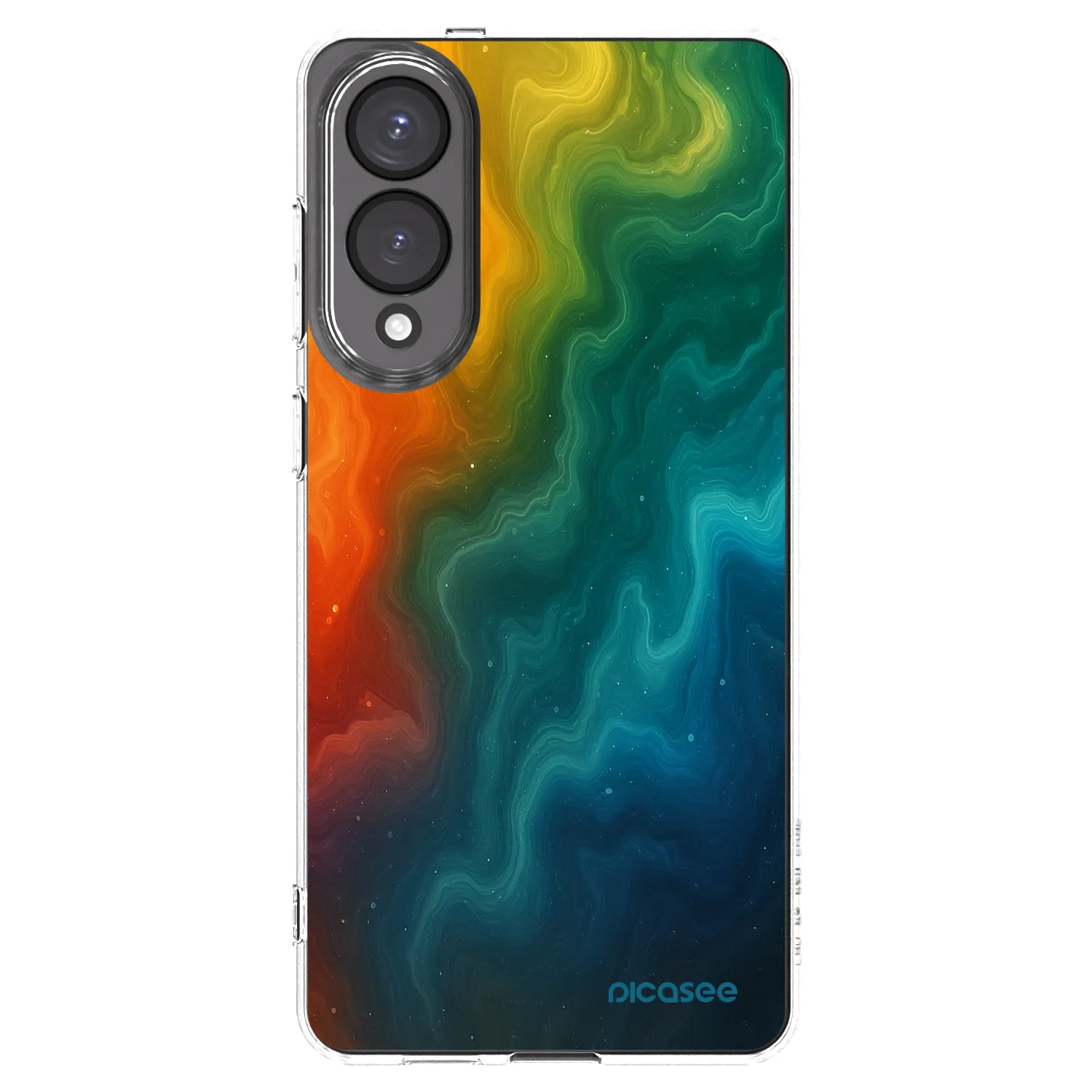 Picasee silikonski prozorni ovitek za Samsung Galaxy S25 Edge 5G - Solar