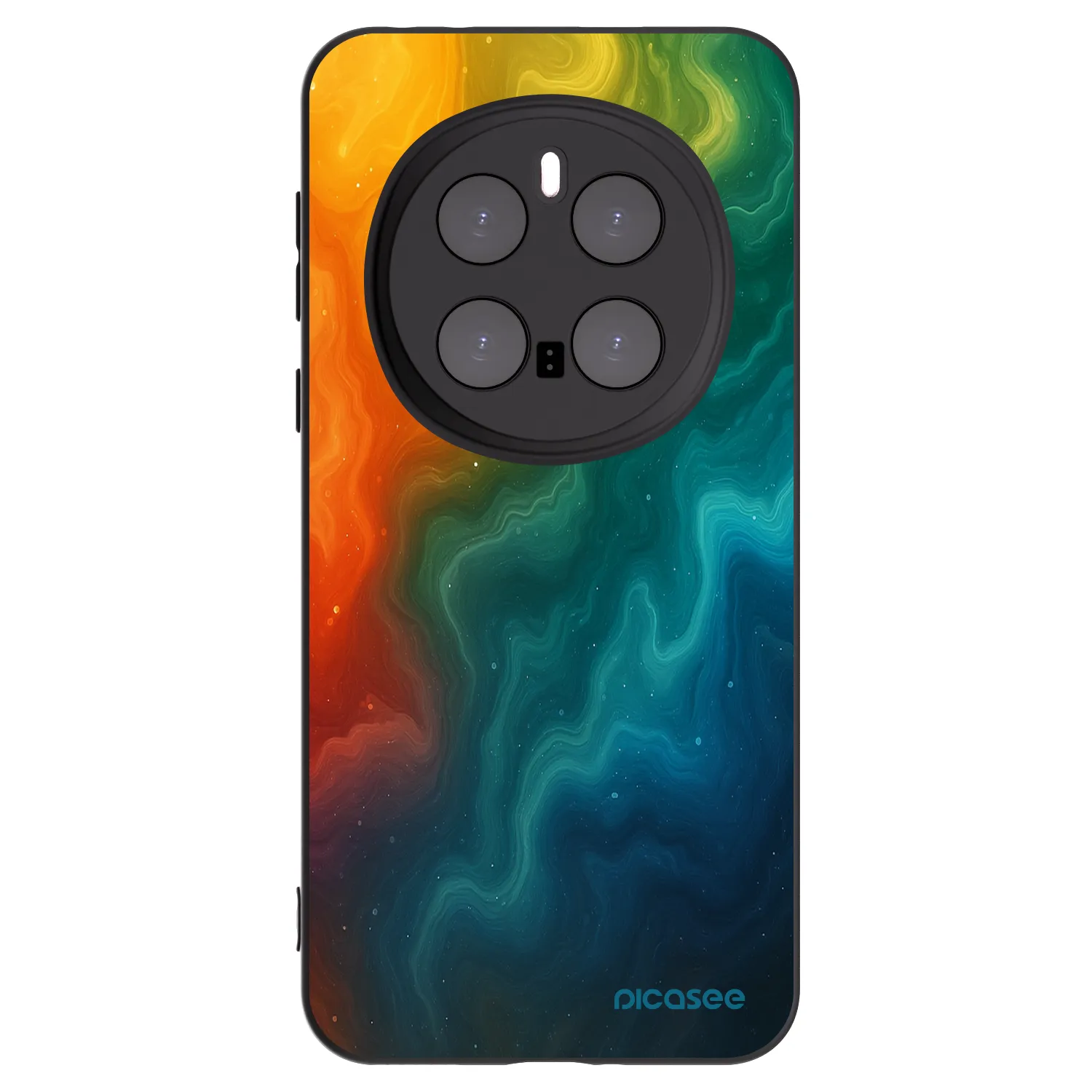 Picasee silikonski črni ovitek za Honor Magic7 Pro 5G - Solar