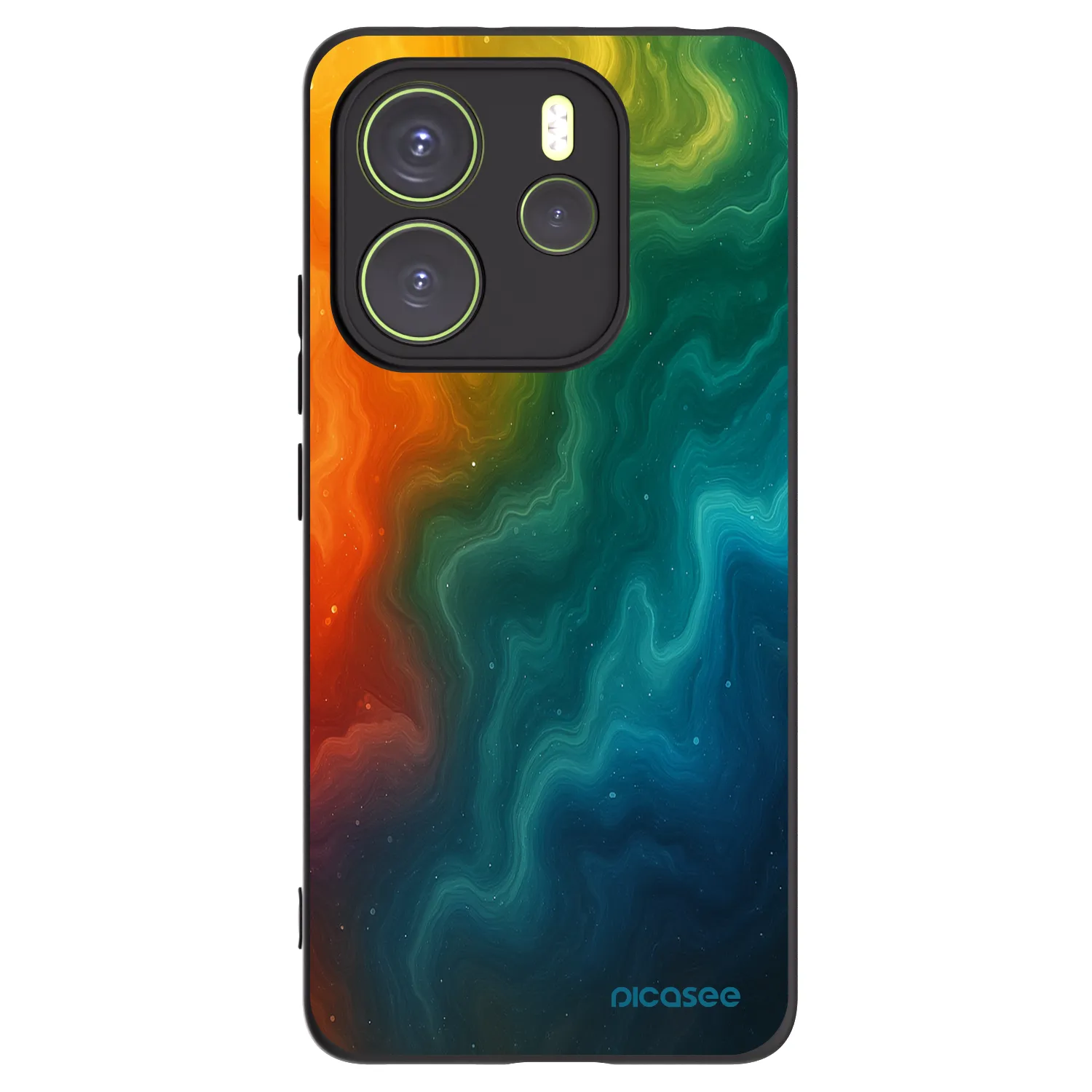 Picasee silikonski črni ovitek za Xiaomi Redmi Note 14 4G - Solar
