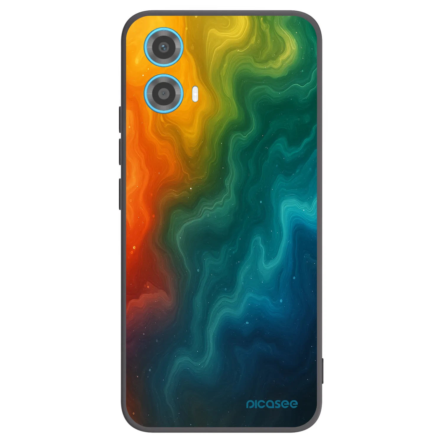 Picasee silikonski črni ovitek za Motorola Moto G34 5G - Solar
