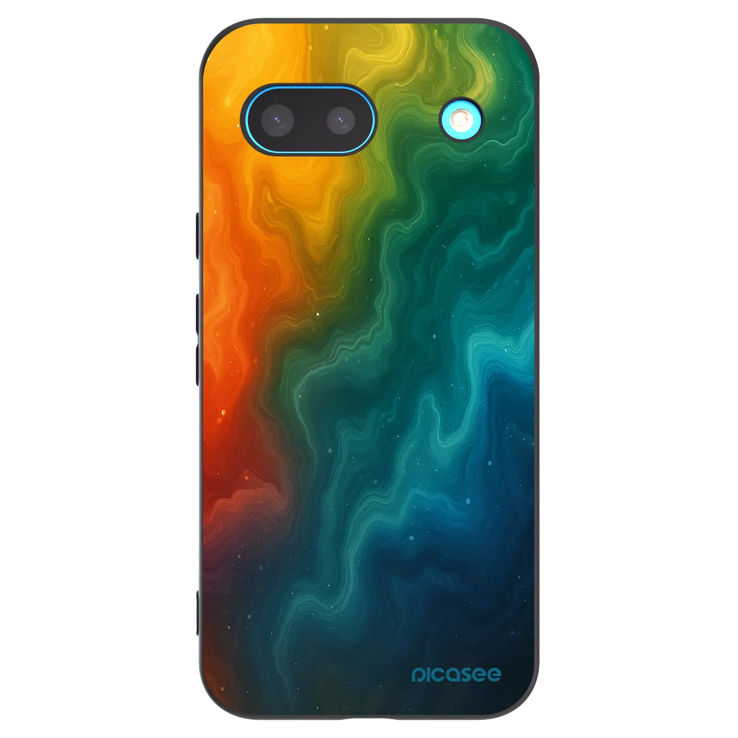 Picasee silikonski črni ovitek za Google Pixel 8 - Solar