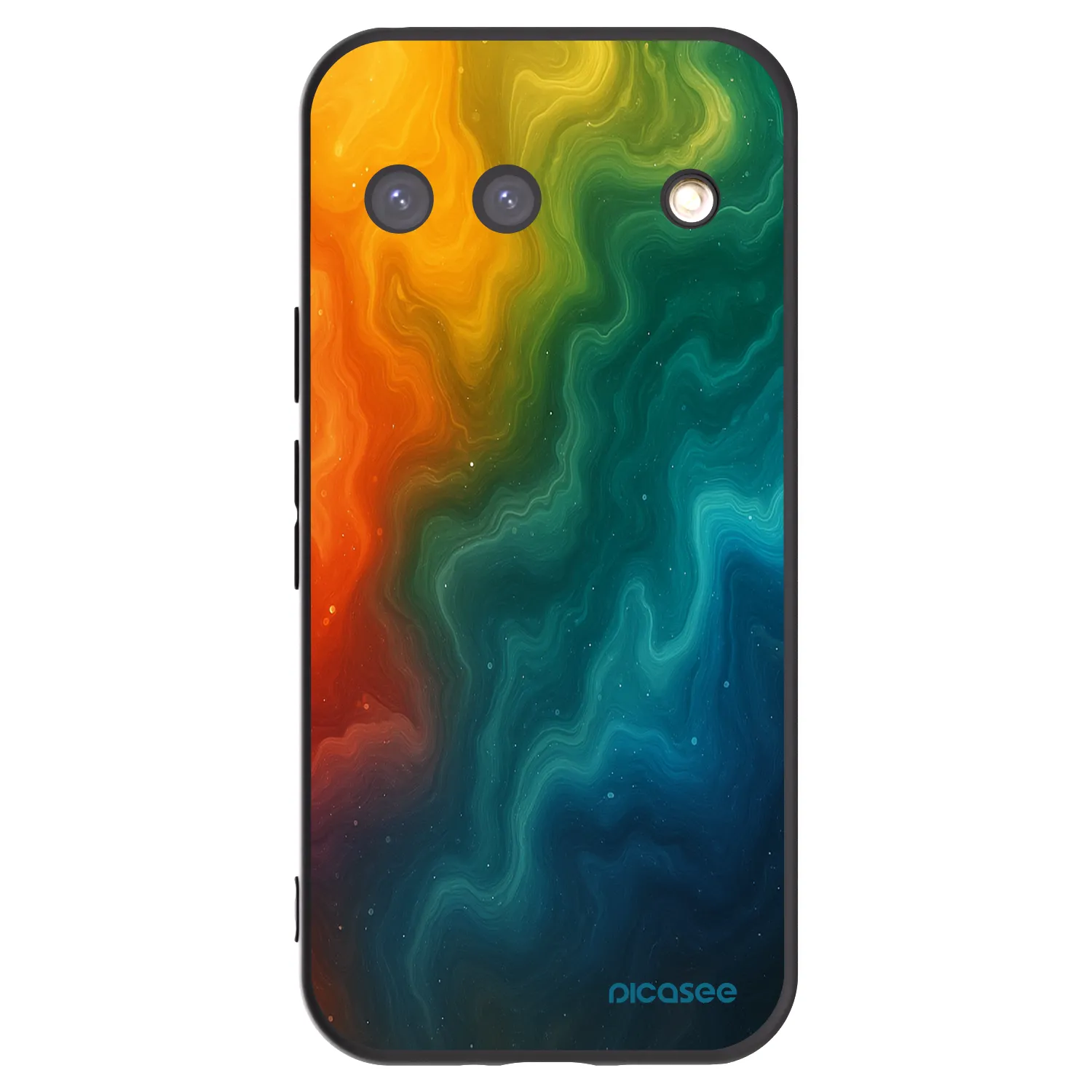 Picasee silikonski črni ovitek za Google Pixel 9 - Solar