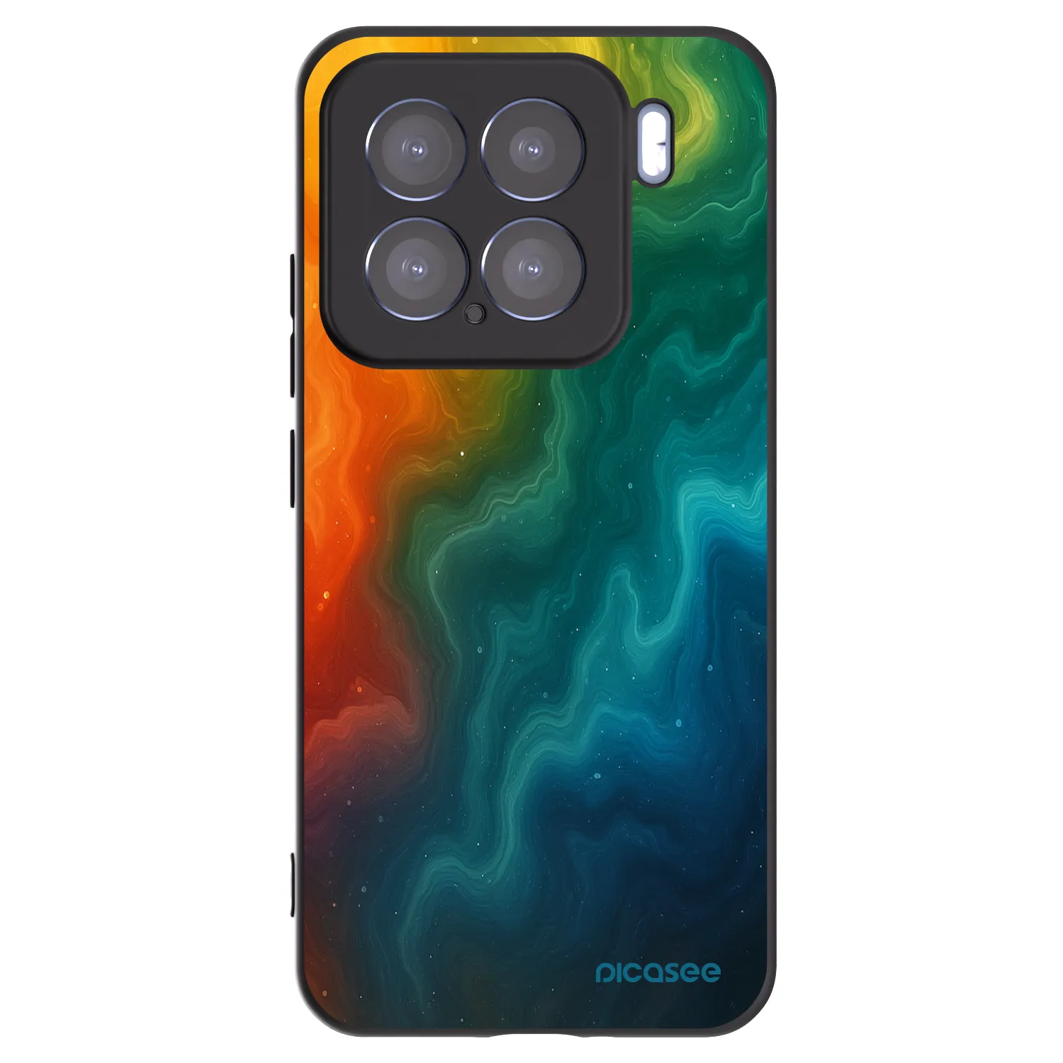 Picasee silikonski črni ovitek za Xiaomi 15 - Solar