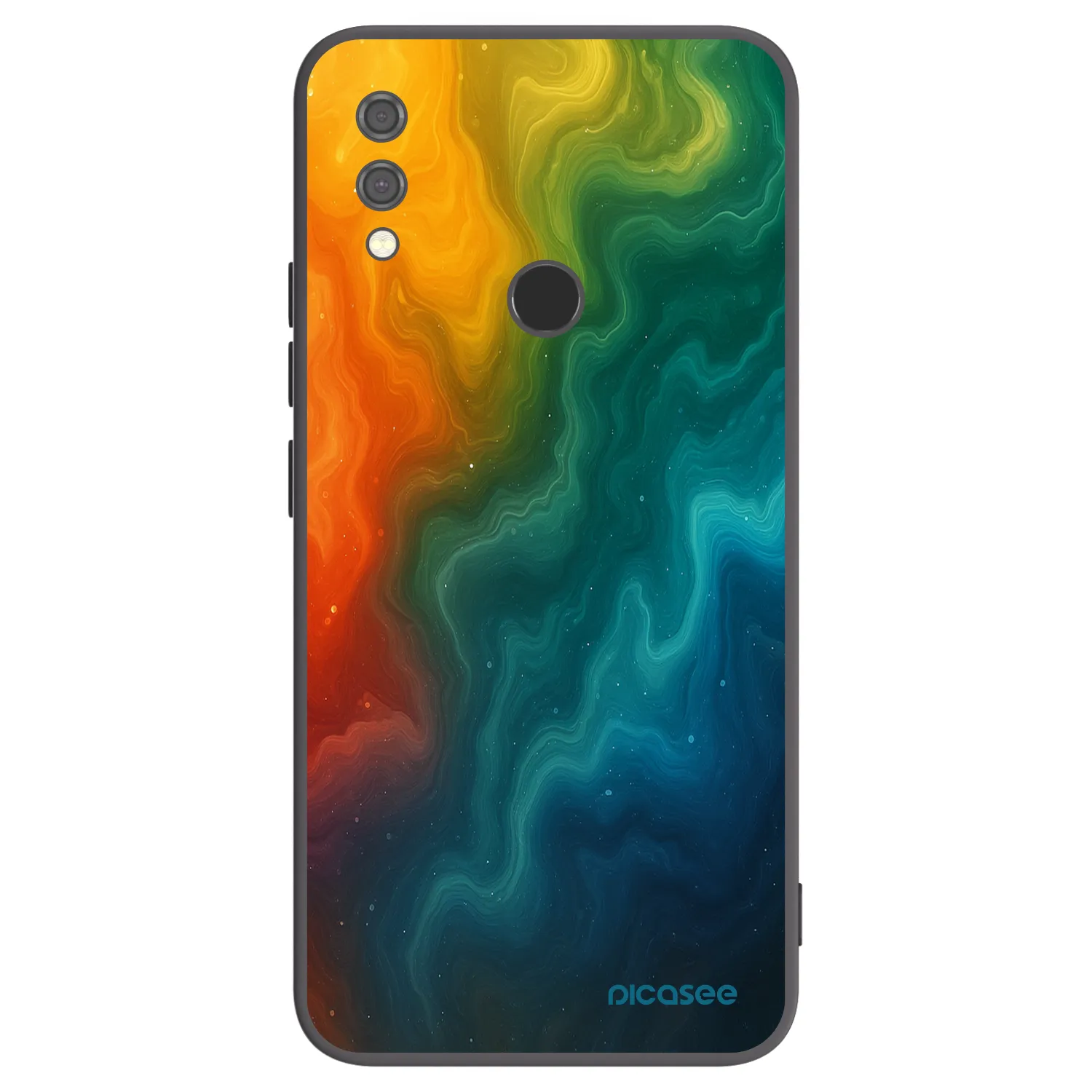 Picasee silikonski črni ovitek za Xiaomi Redmi Note 7 - Solar