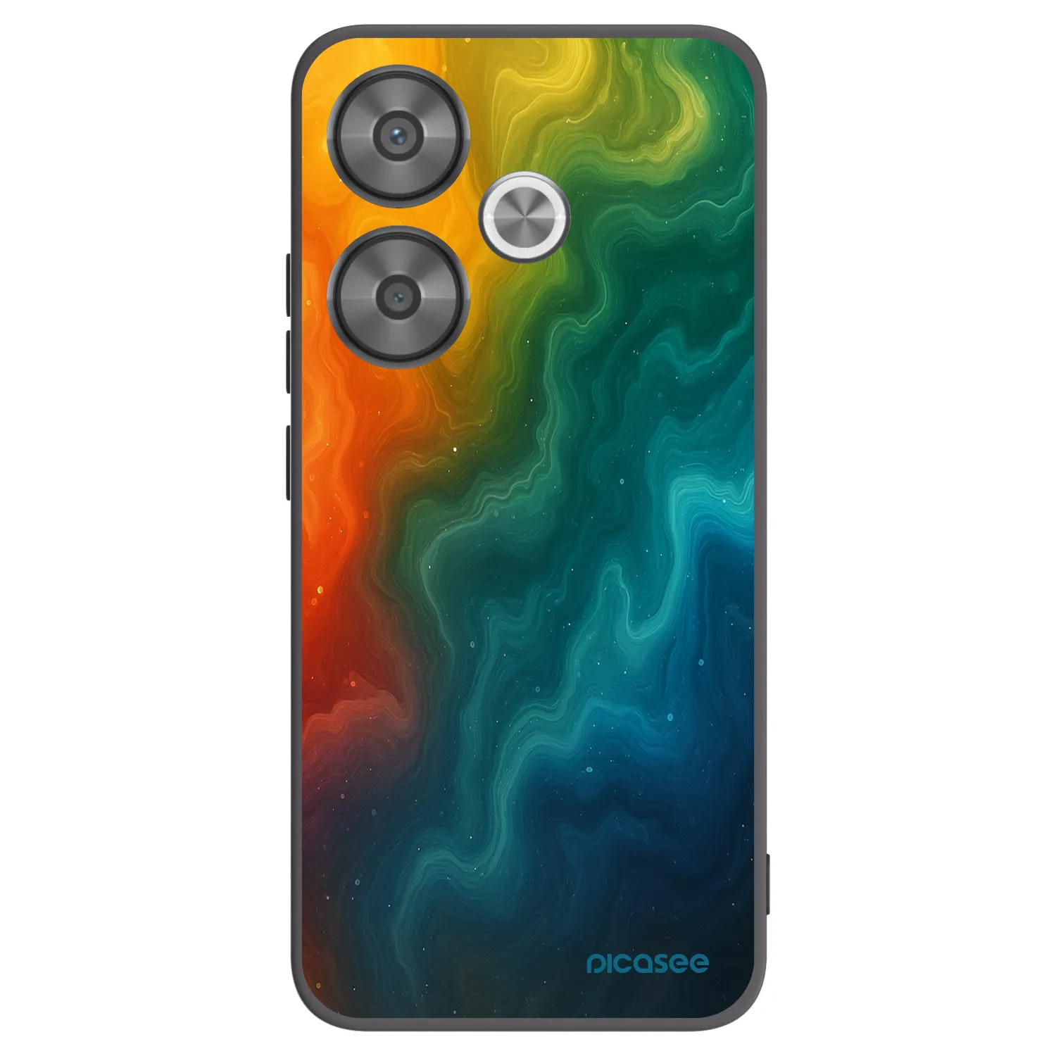 Picasee silikonski črni ovitek za Xiaomi Poco F6 - Solar