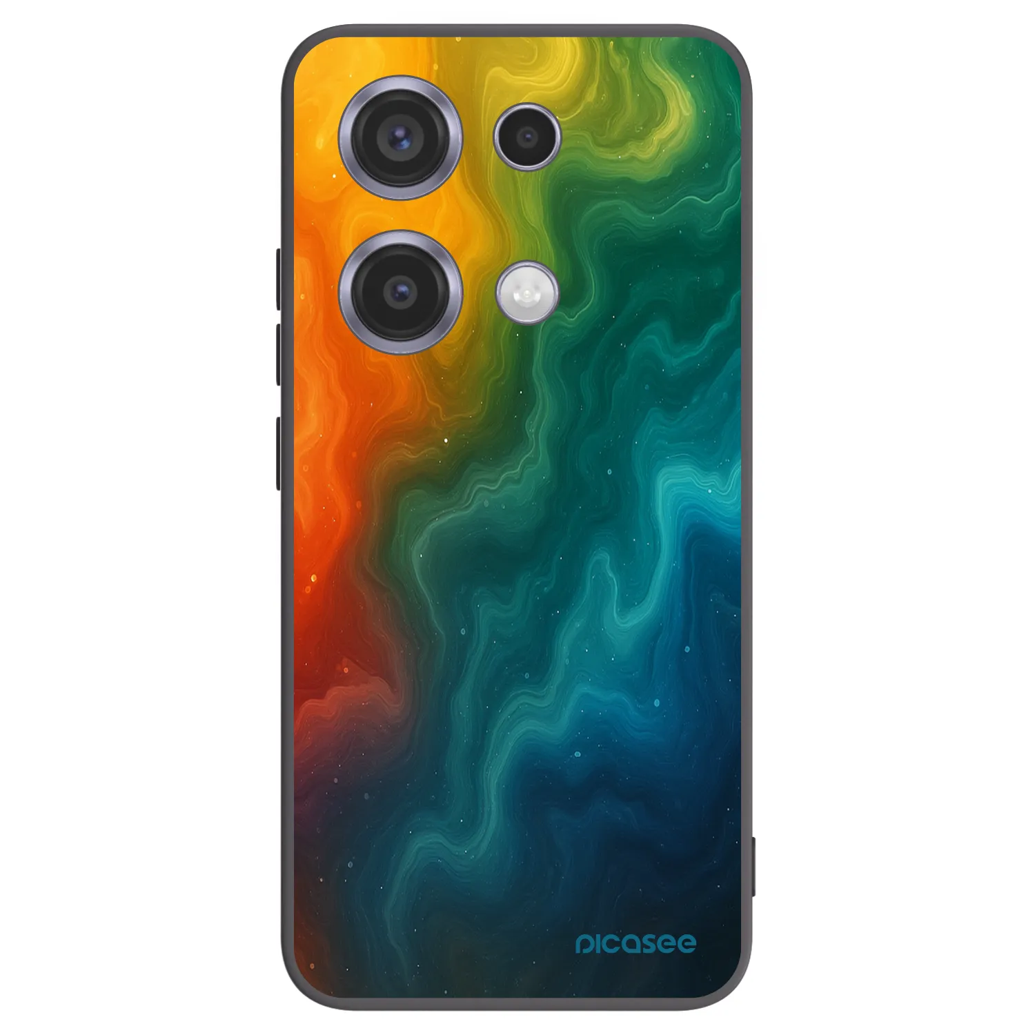 Picasee silikonski črni ovitek za Xiaomi Redmi Note 14S - Solar