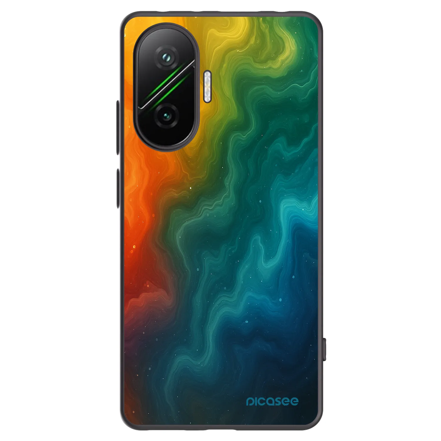 Picasee silikonski črni ovitek za Xiaomi Poco F7 5G - Solar