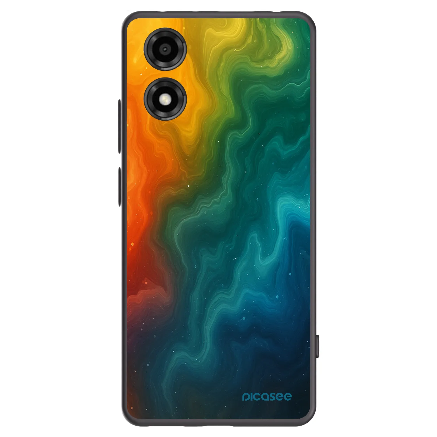 Picasee silikonski črni ovitek za Motorola Moto E14 - Solar