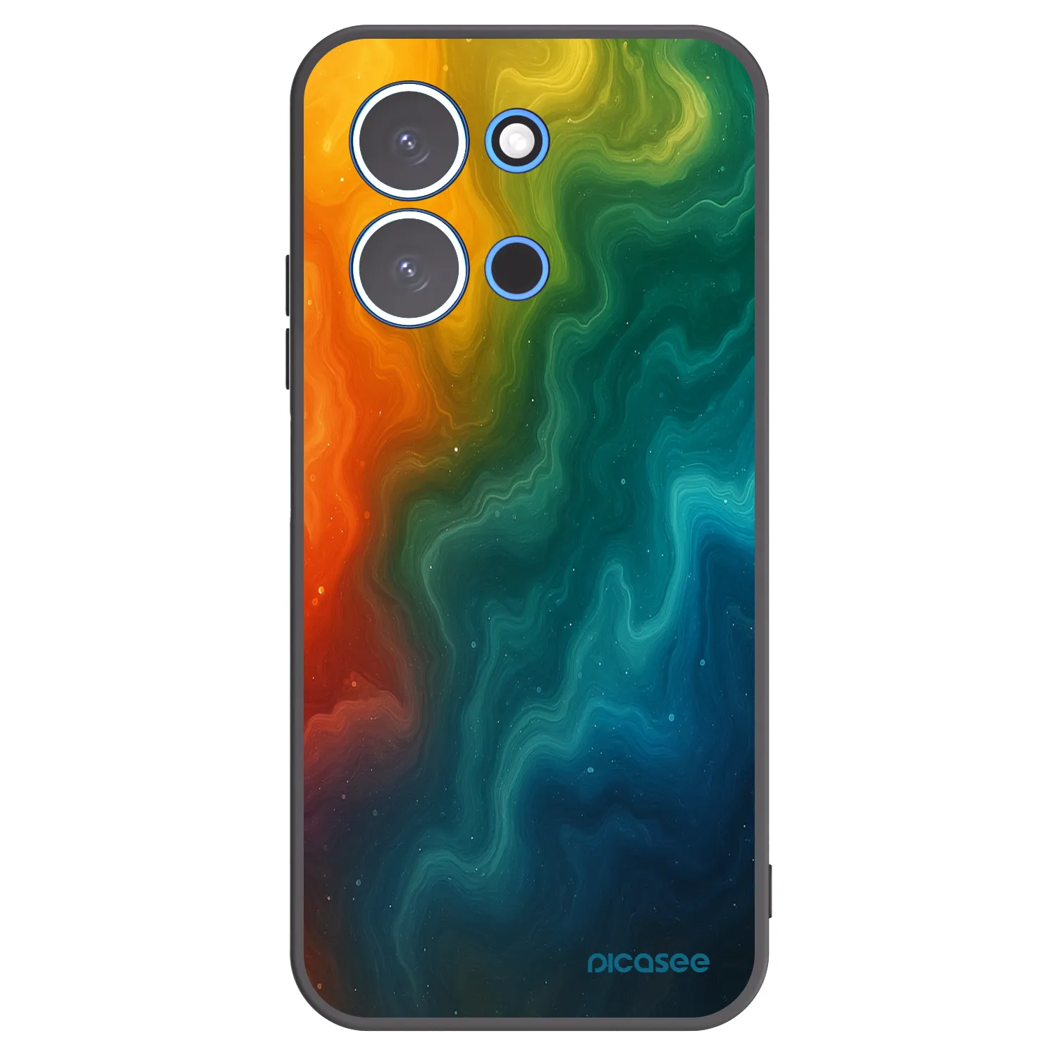 Picasee silikonski črni ovitek za Xiaomi Redmi 15C 4G - Solar