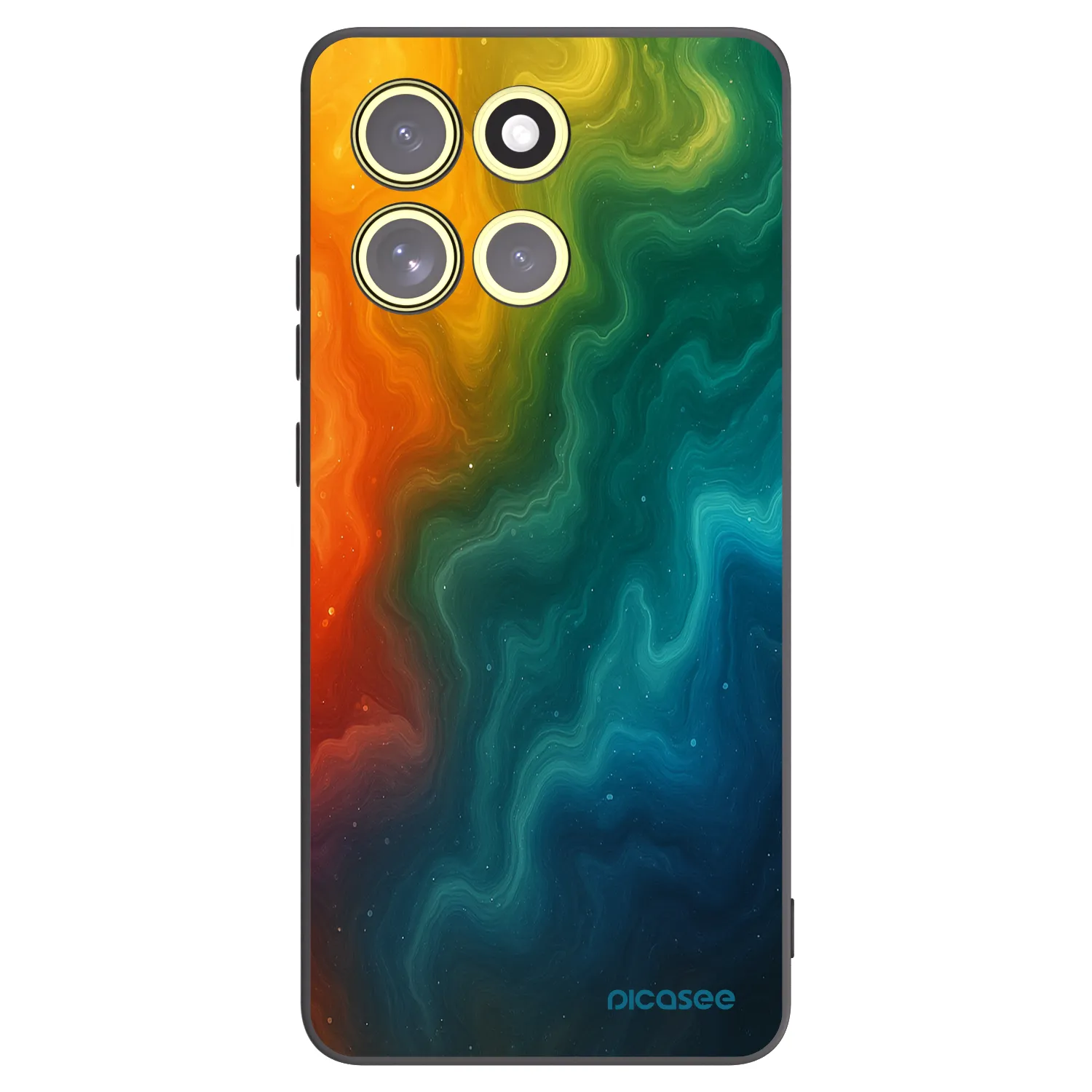 Picasee silikonski črni ovitek za Motorola Moto G86 Power 5G - Solar