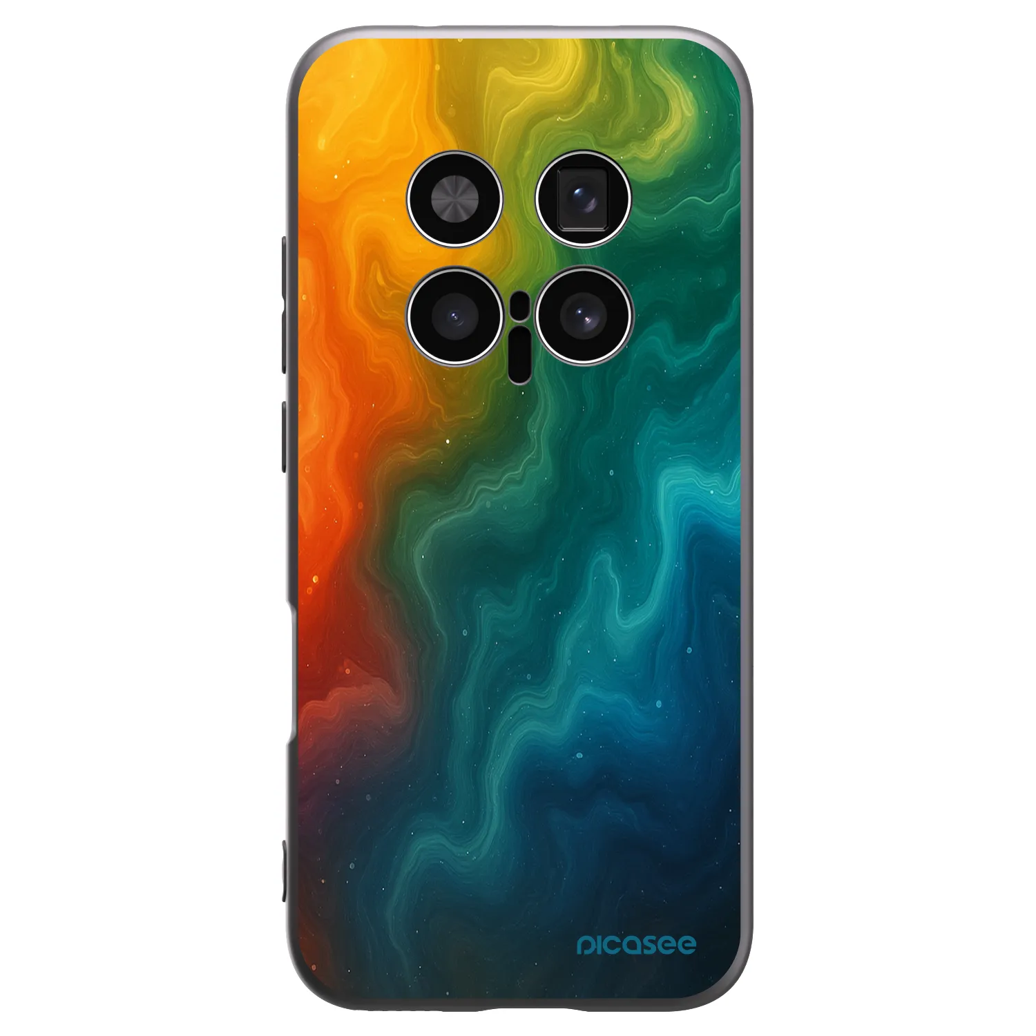 Picasee silikonski črni ovitek za Honor Magic8 Pro 5G - Solar