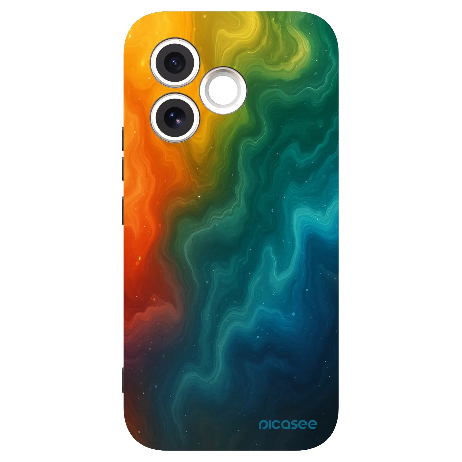 Picasee silikonski črni ovitek za Honor 600 Lite - Solar