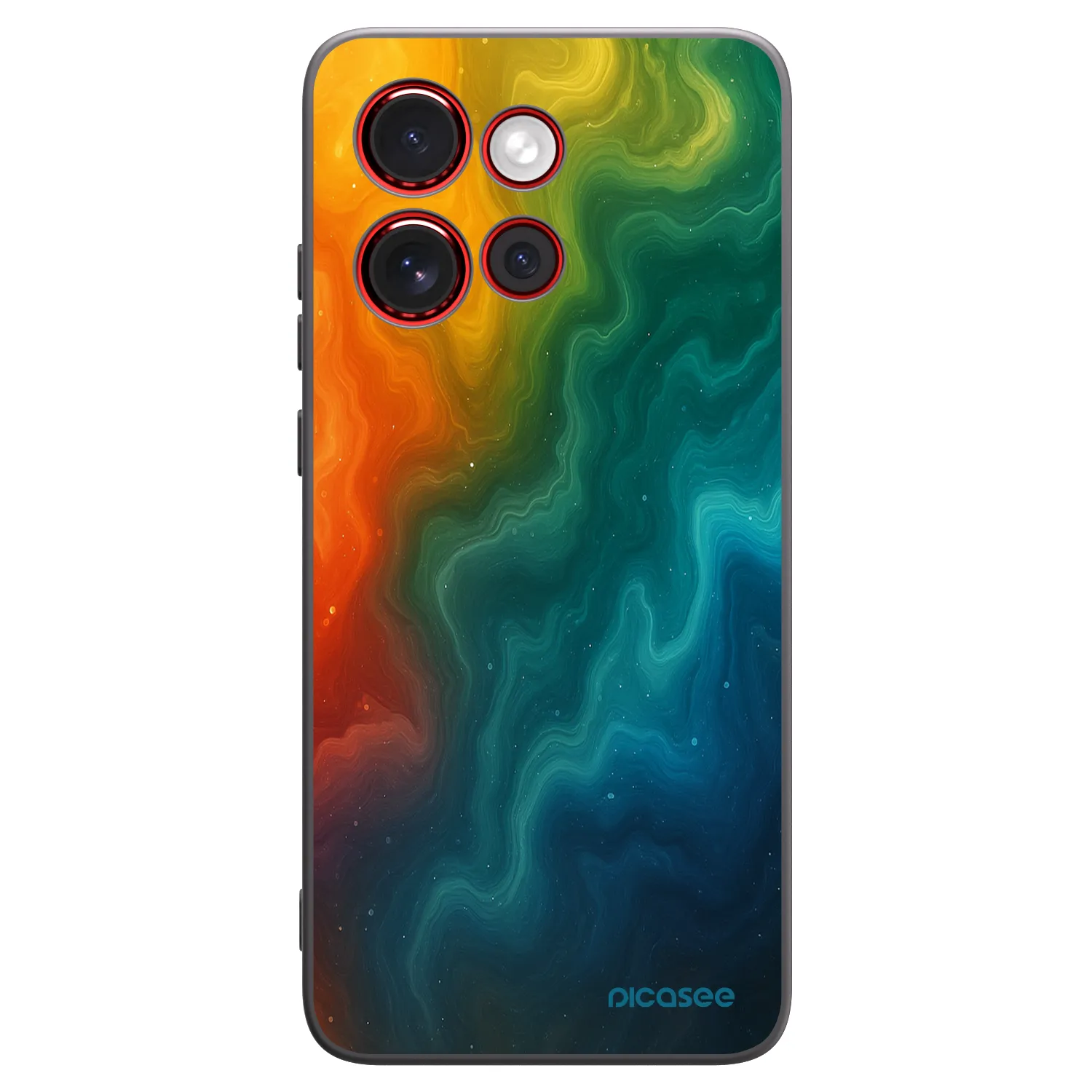 Picasee silikonski črni ovitek za Motorola Edge 60 Neo 5G - Solar