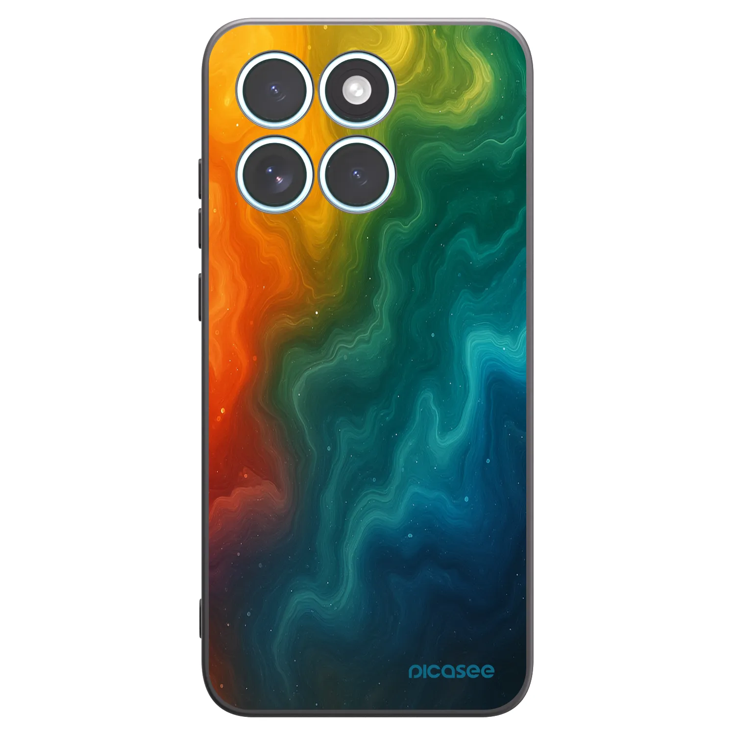 Picasee silikonski črni ovitek za Motorola Edge 70 Fusion - Solar