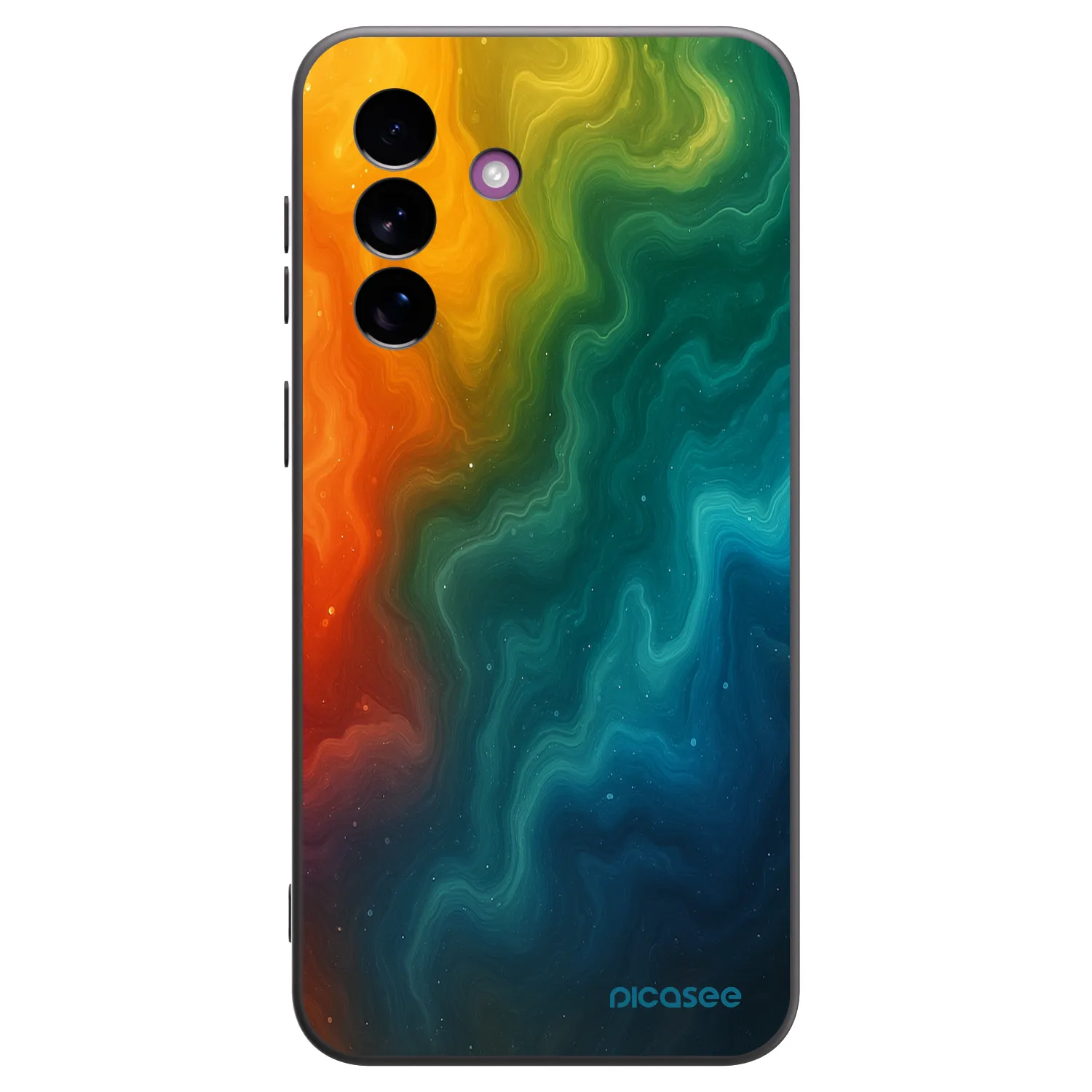 Picasee silikonski črni ovitek za Samsung Galaxy A37 - Solar